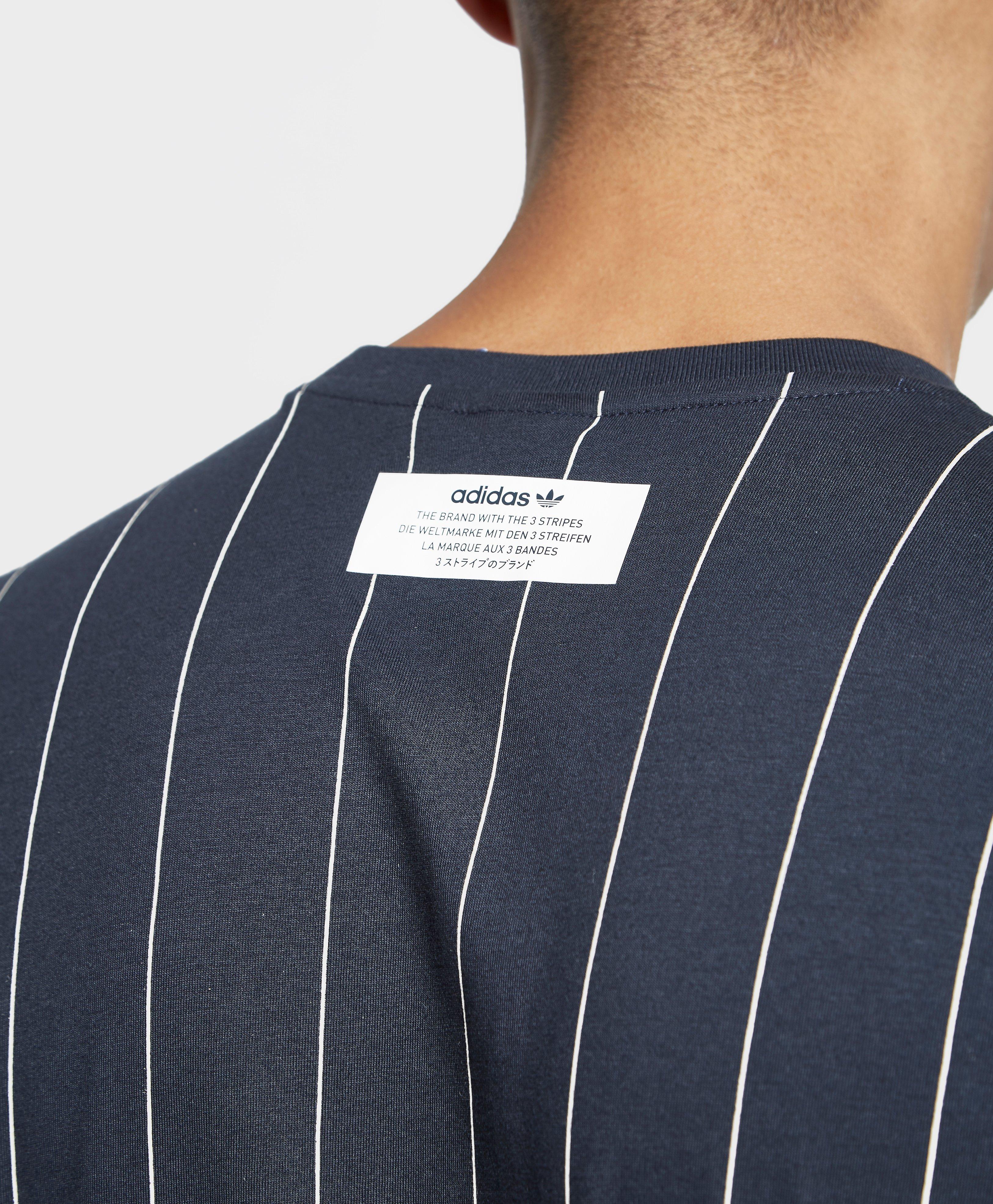 adidas vertical striped shirt