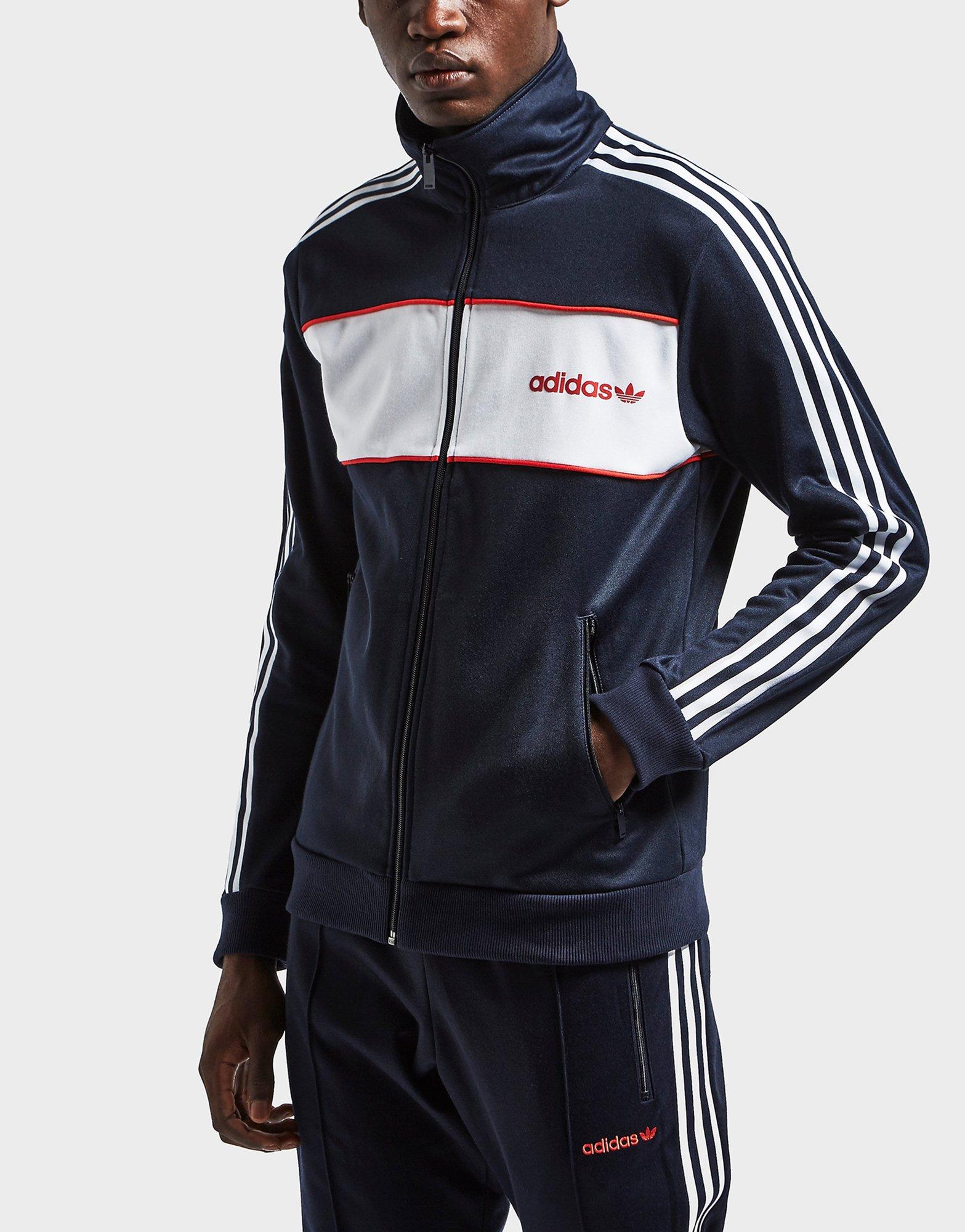 adidas block track top