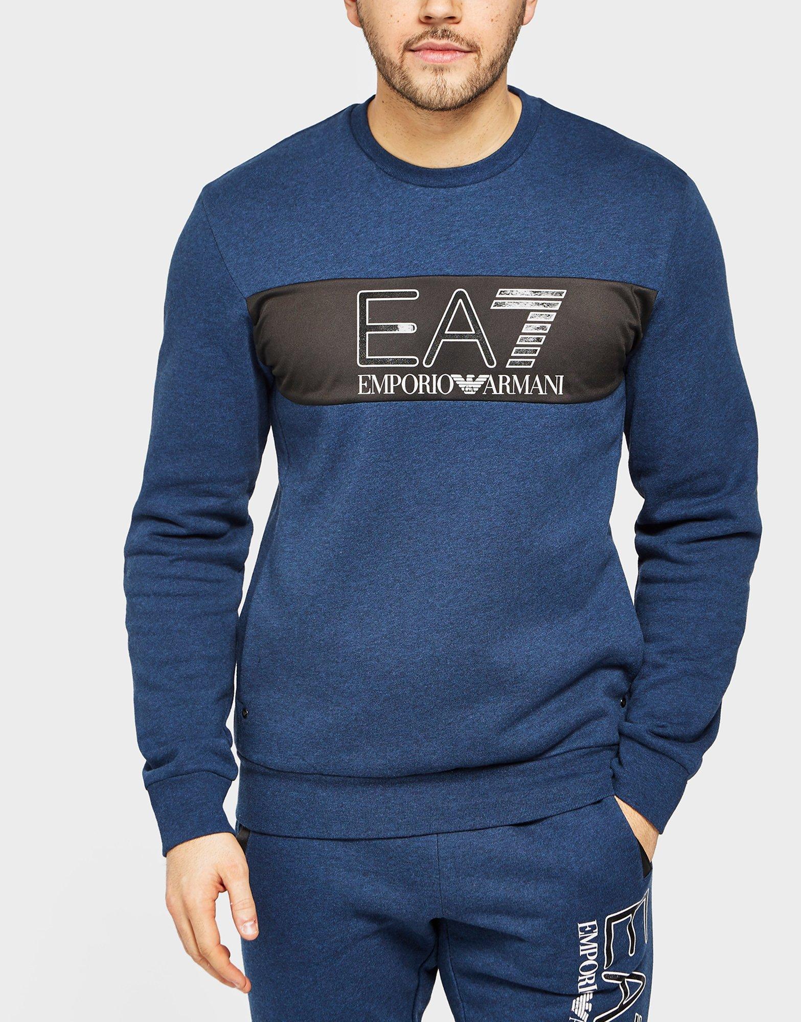 ea7 crew neck sweatshirt