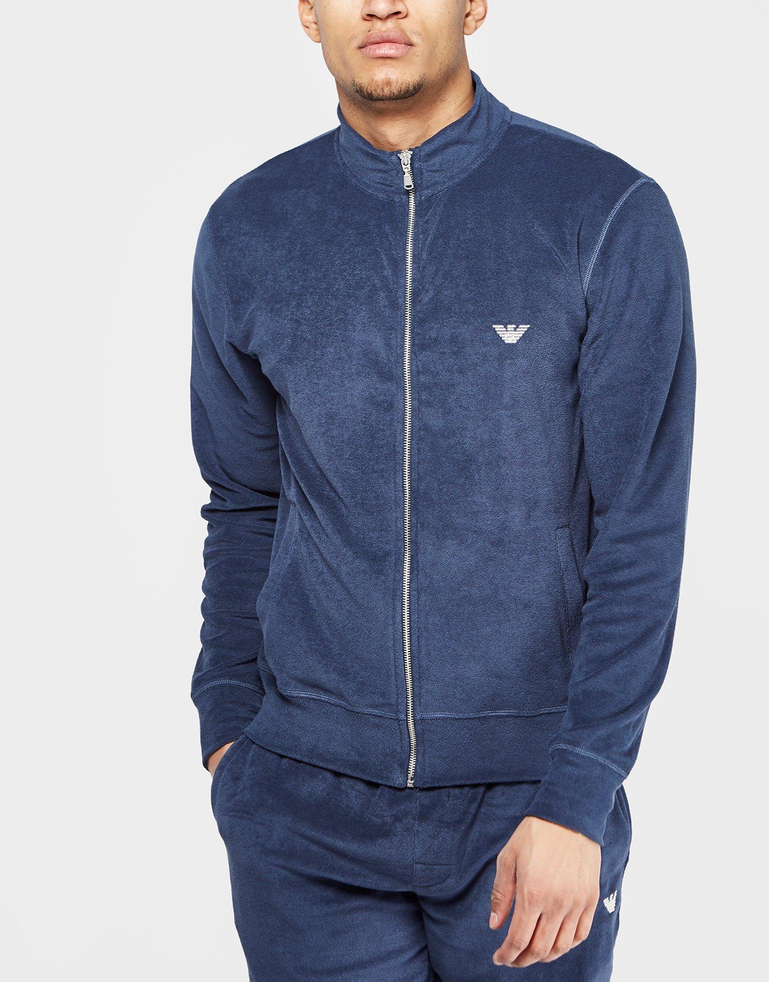 emporio armani velour tracksuit