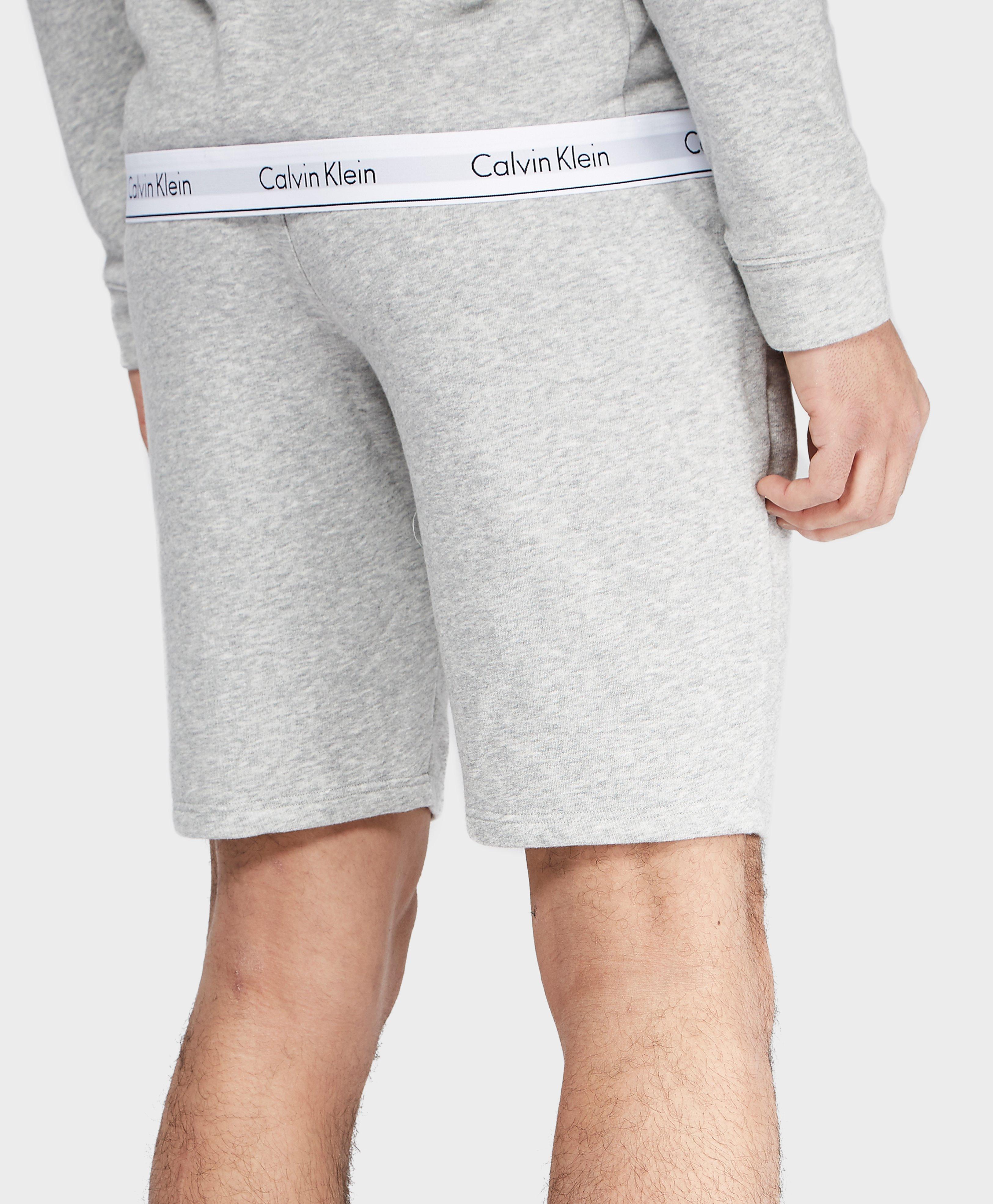calvin klein modern fleece shorts