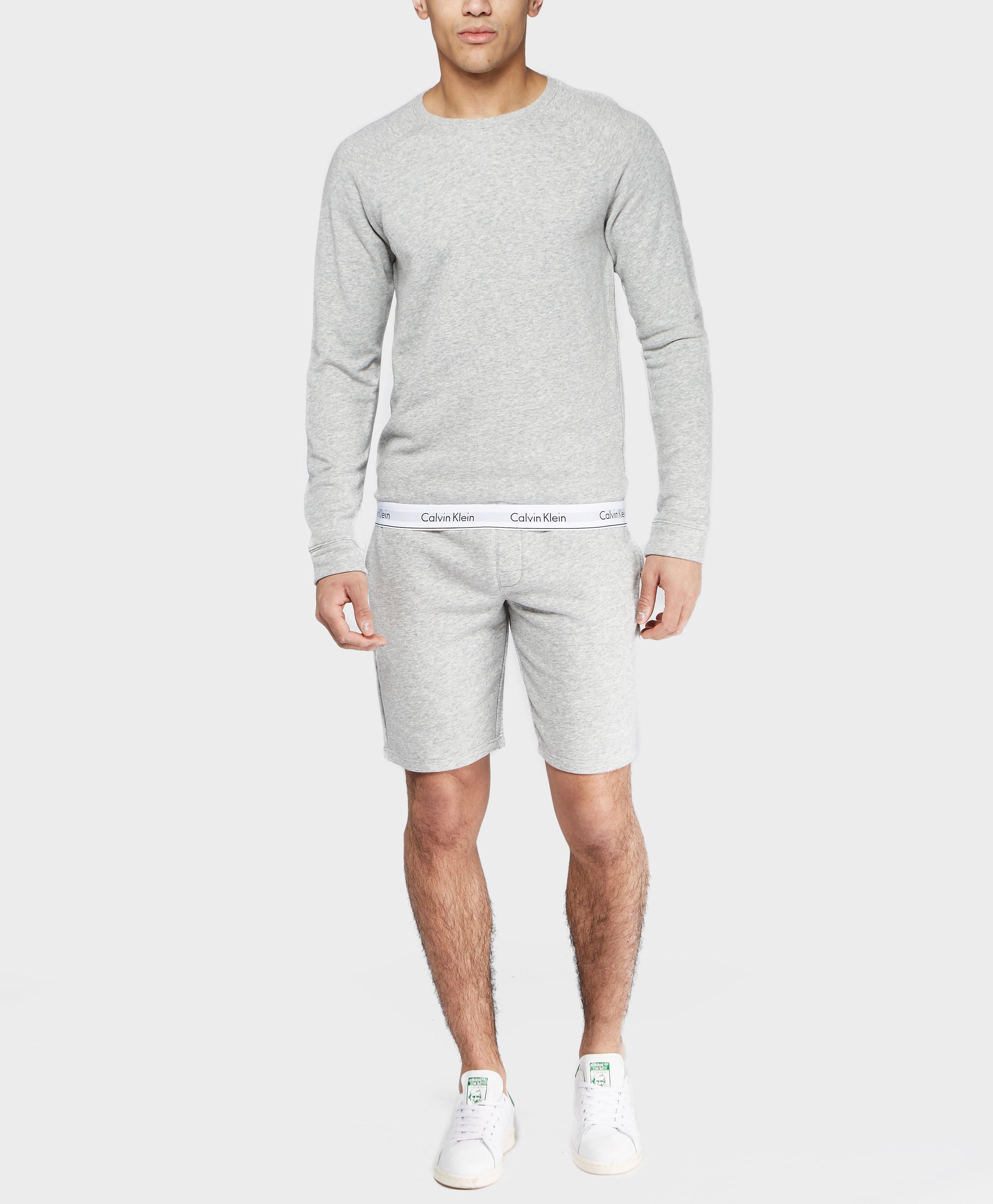 calvin klein modern fleece shorts