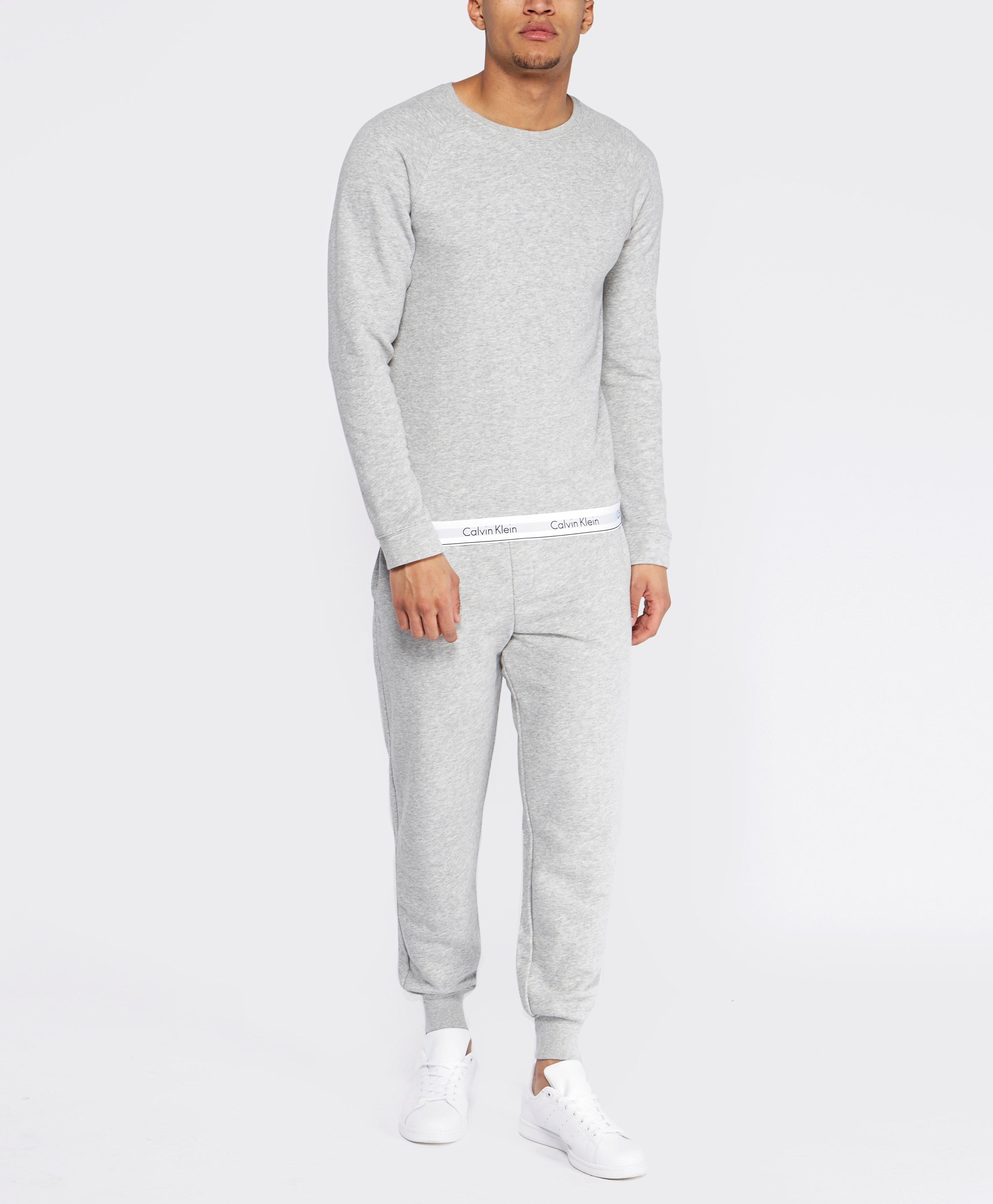 calvin klein grey track pants