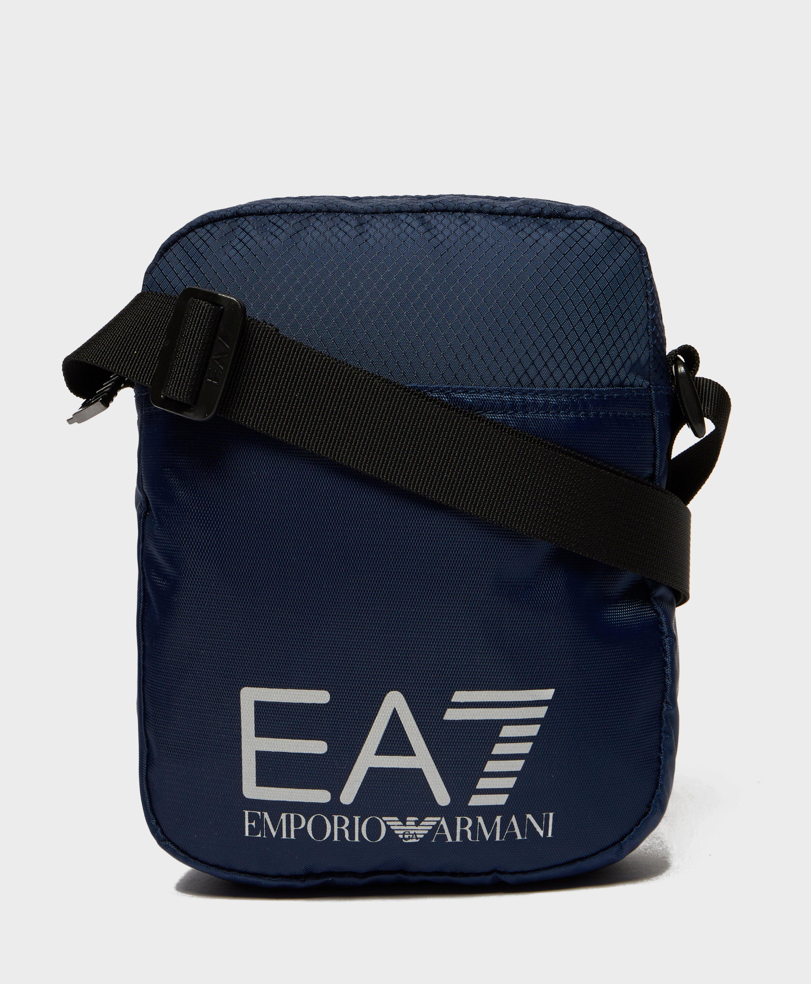emporio armani ea7 train logo small pouch bag