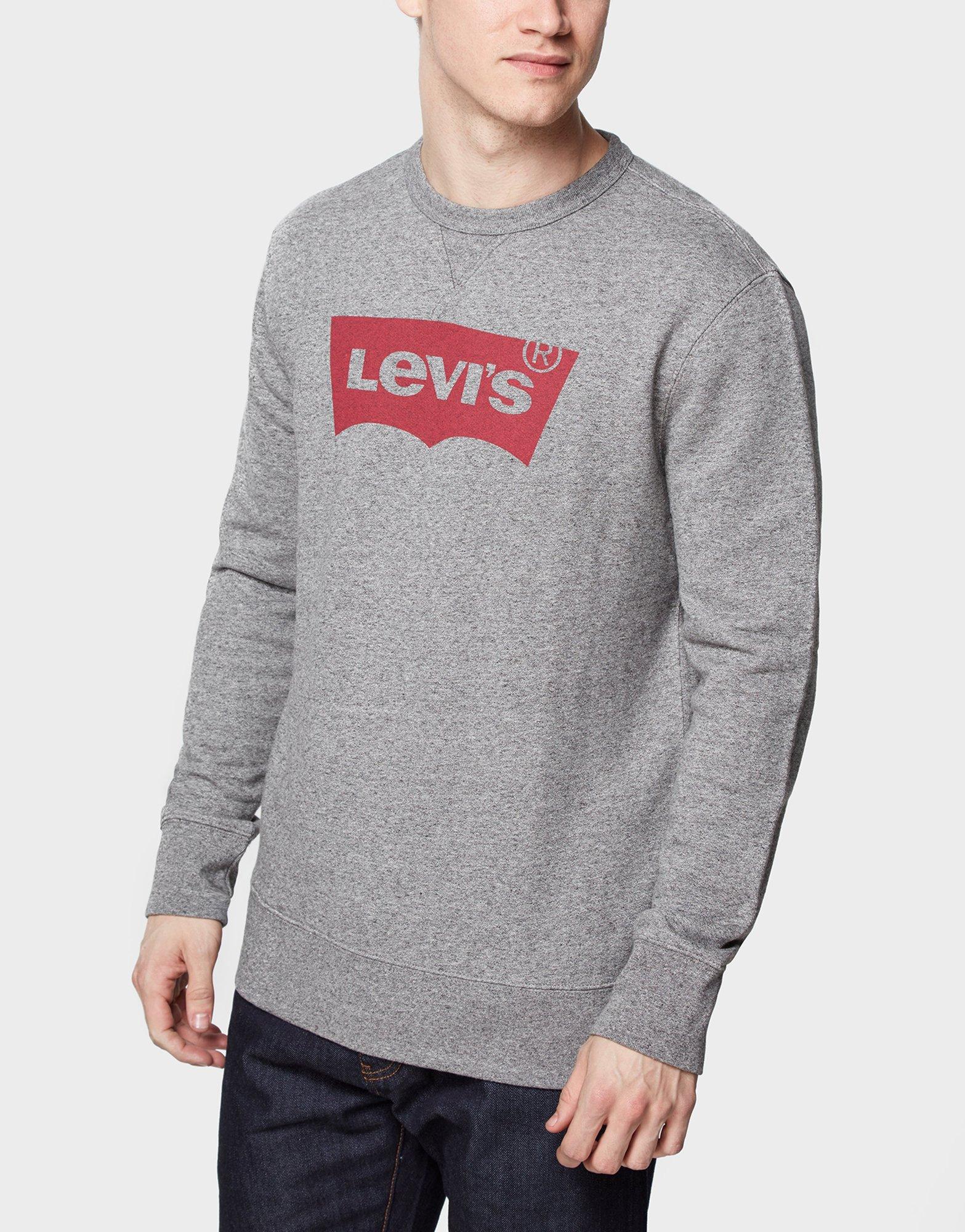 levis batwing crew sweatshirt