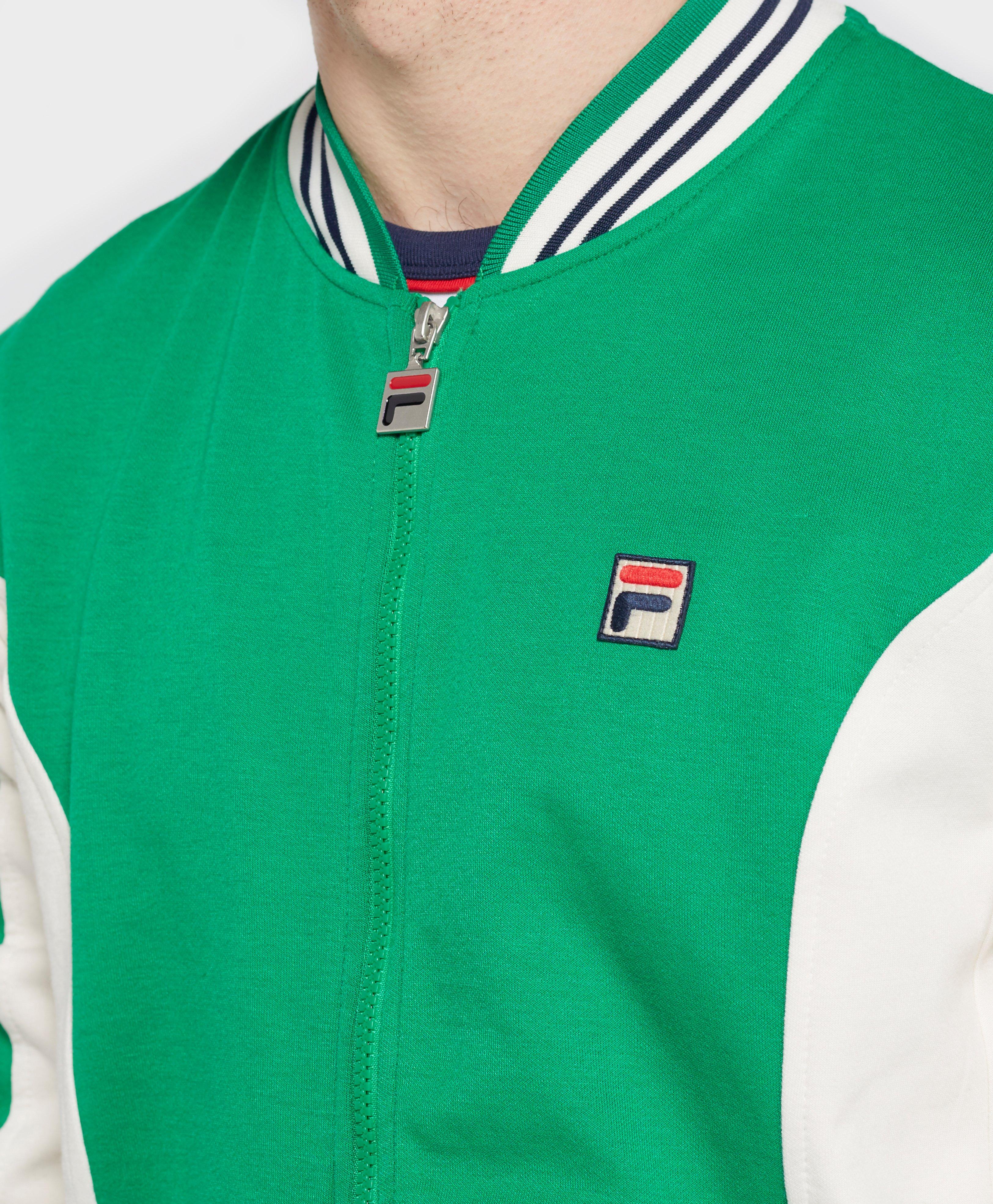 green fila track top