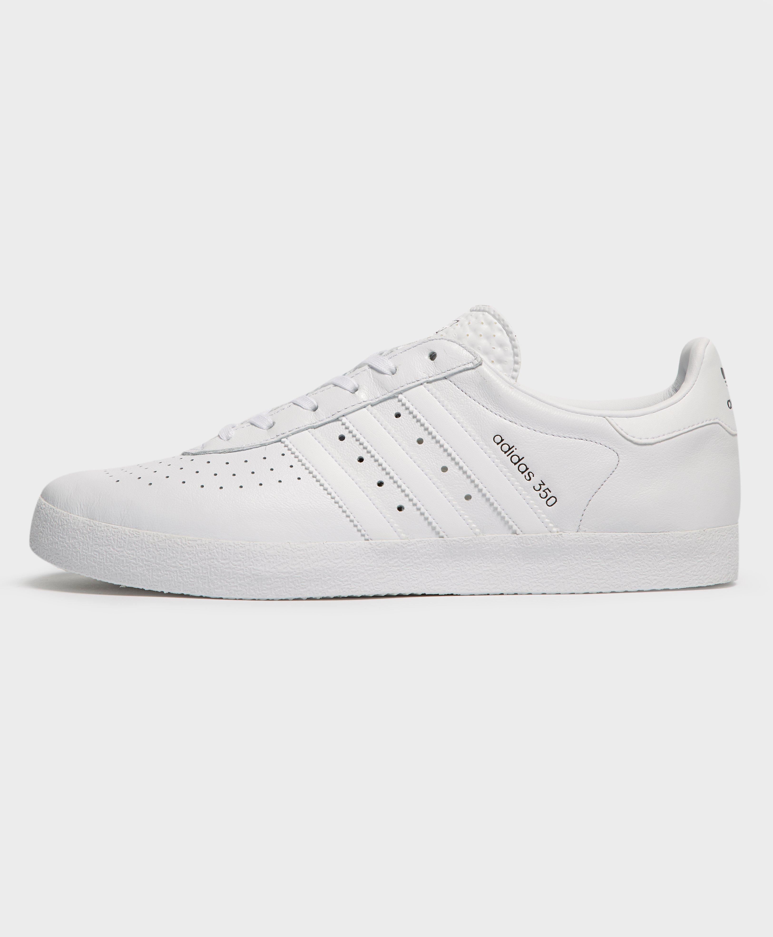 adidas originals 350 leather white