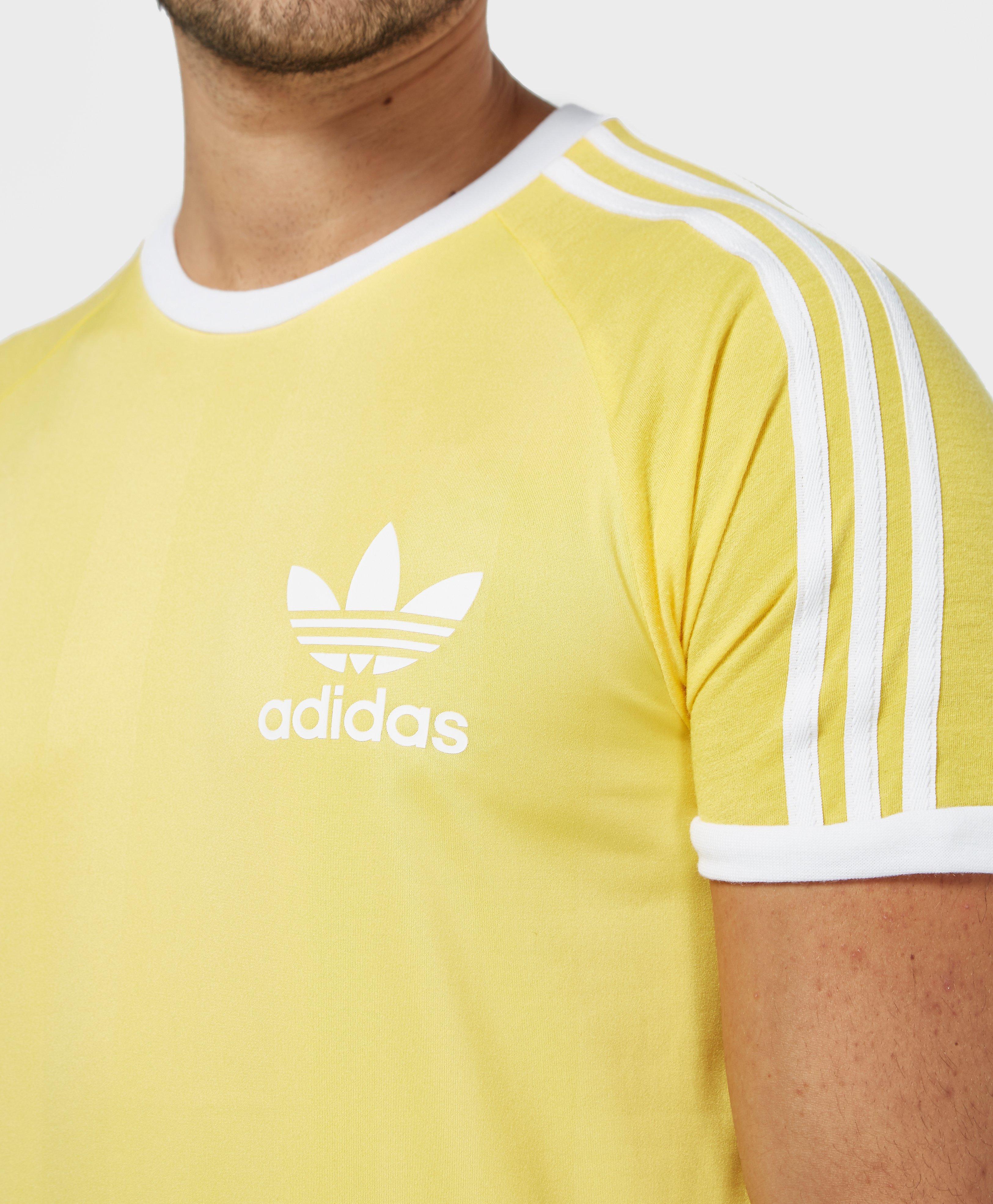 yellow adidas california t shirt