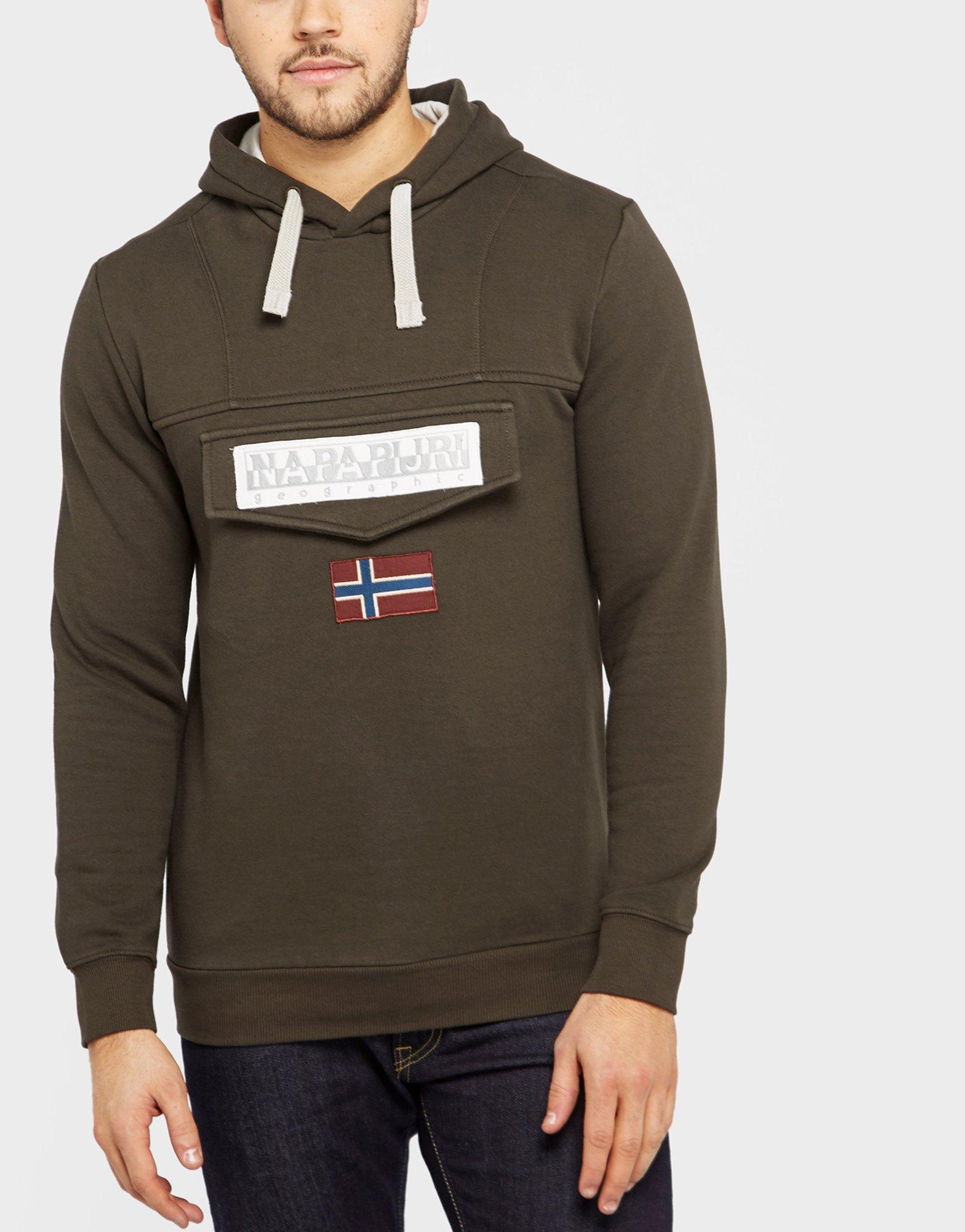 napapijri burgee overhead hoodie