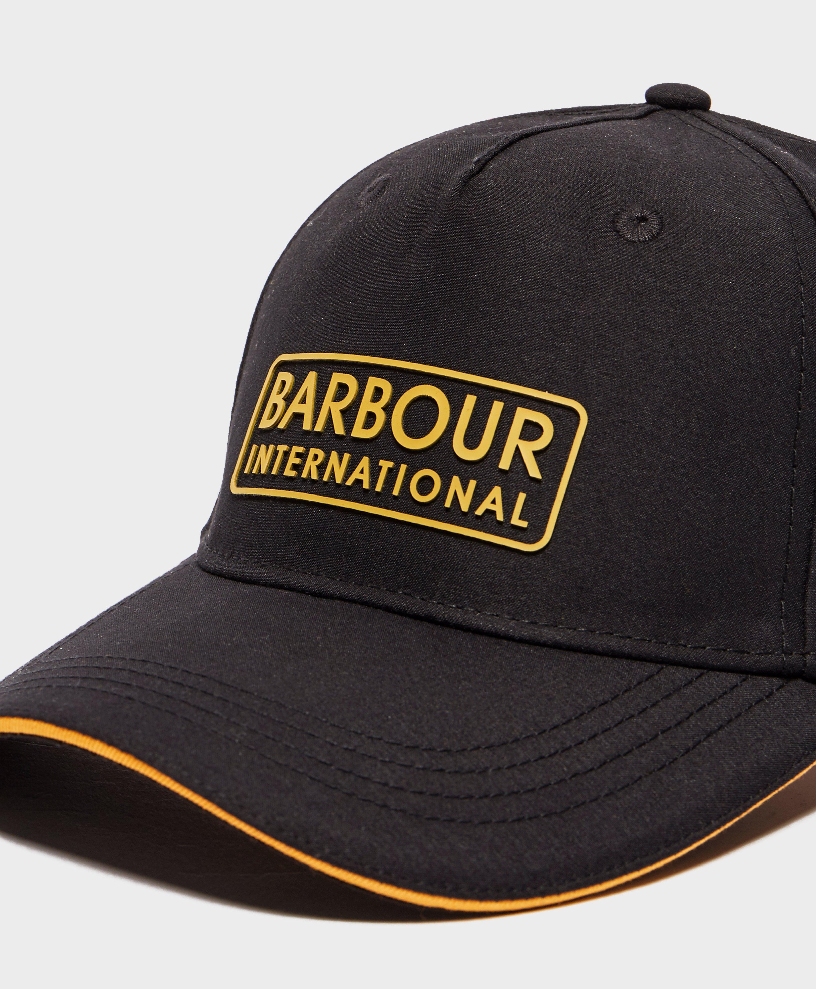 barbour international cap