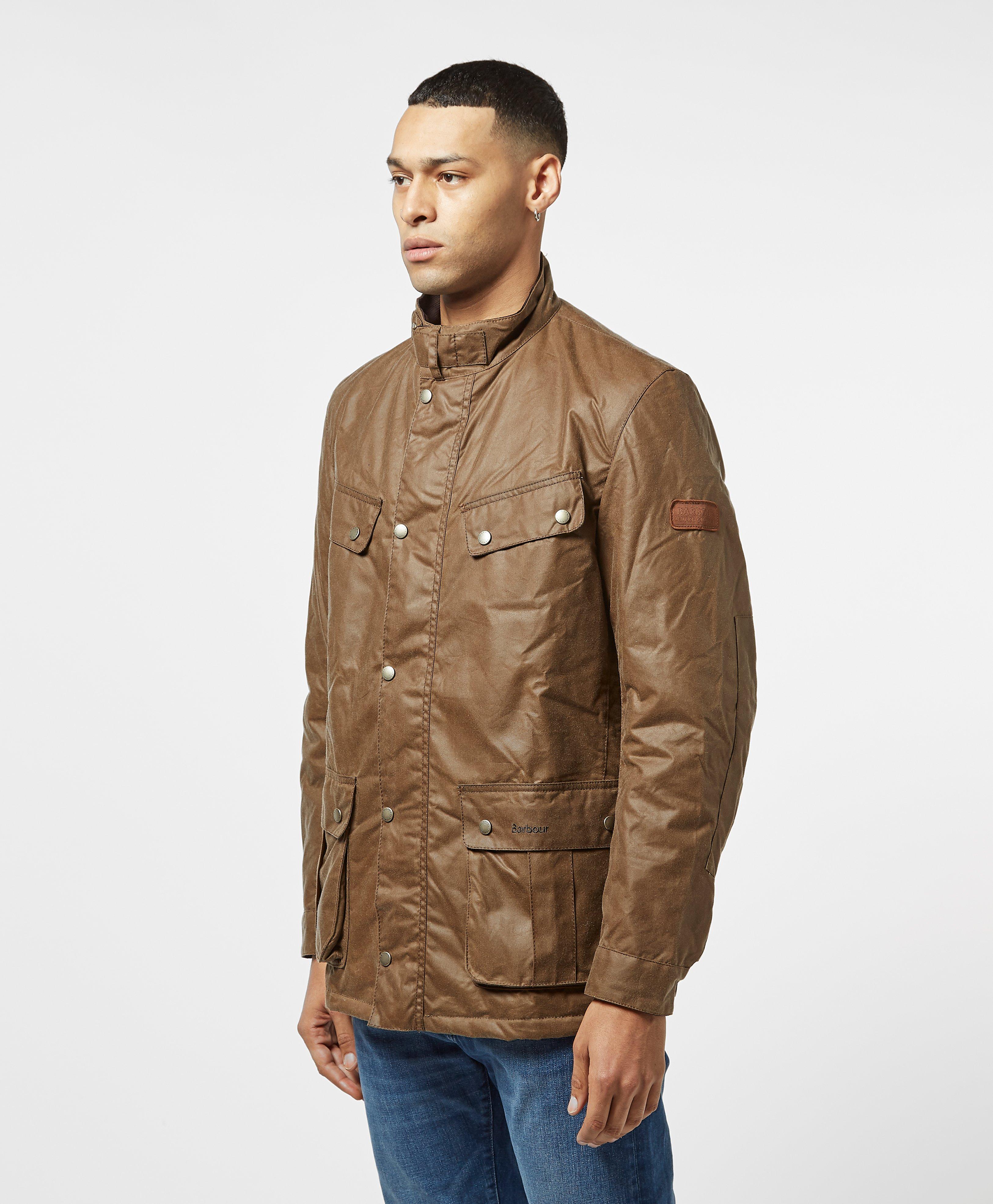 barbour duke jacket tan