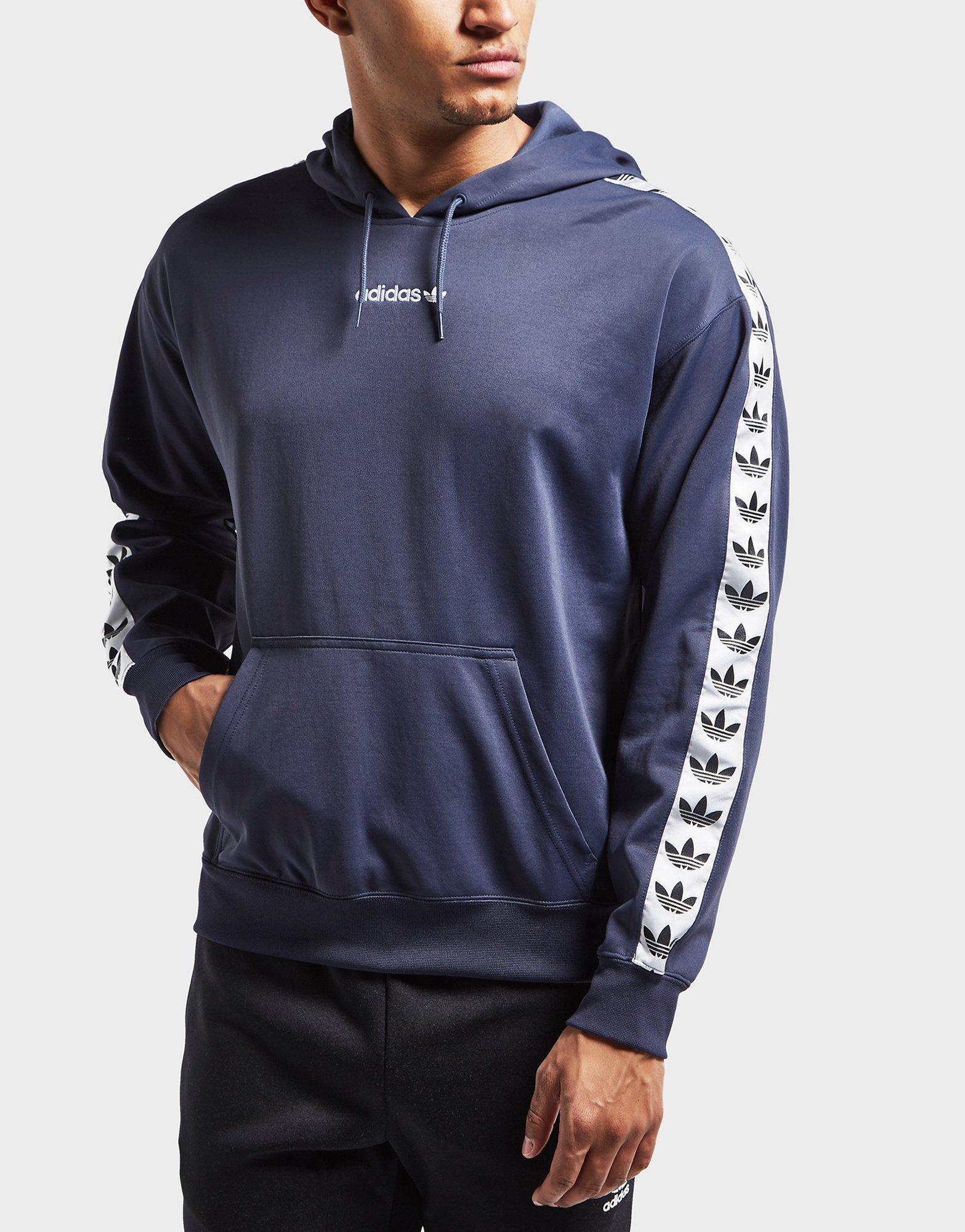 adidas originals tape fleece overhead hoodie