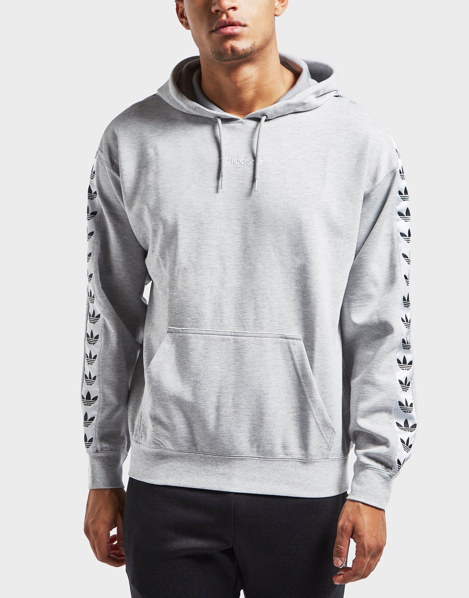 adidas originals tape fleece overhead hoodie