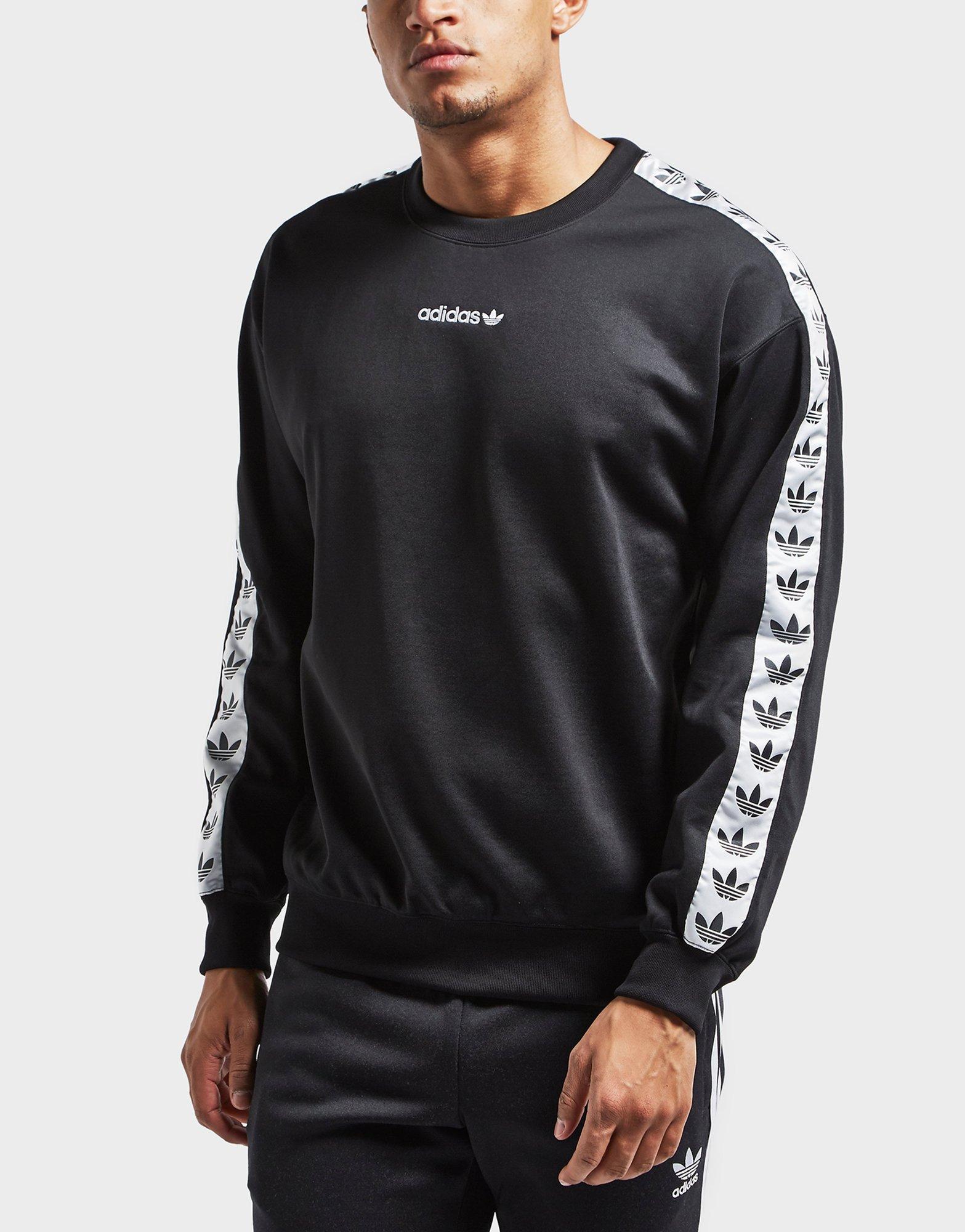 adidas taped sweatshirt