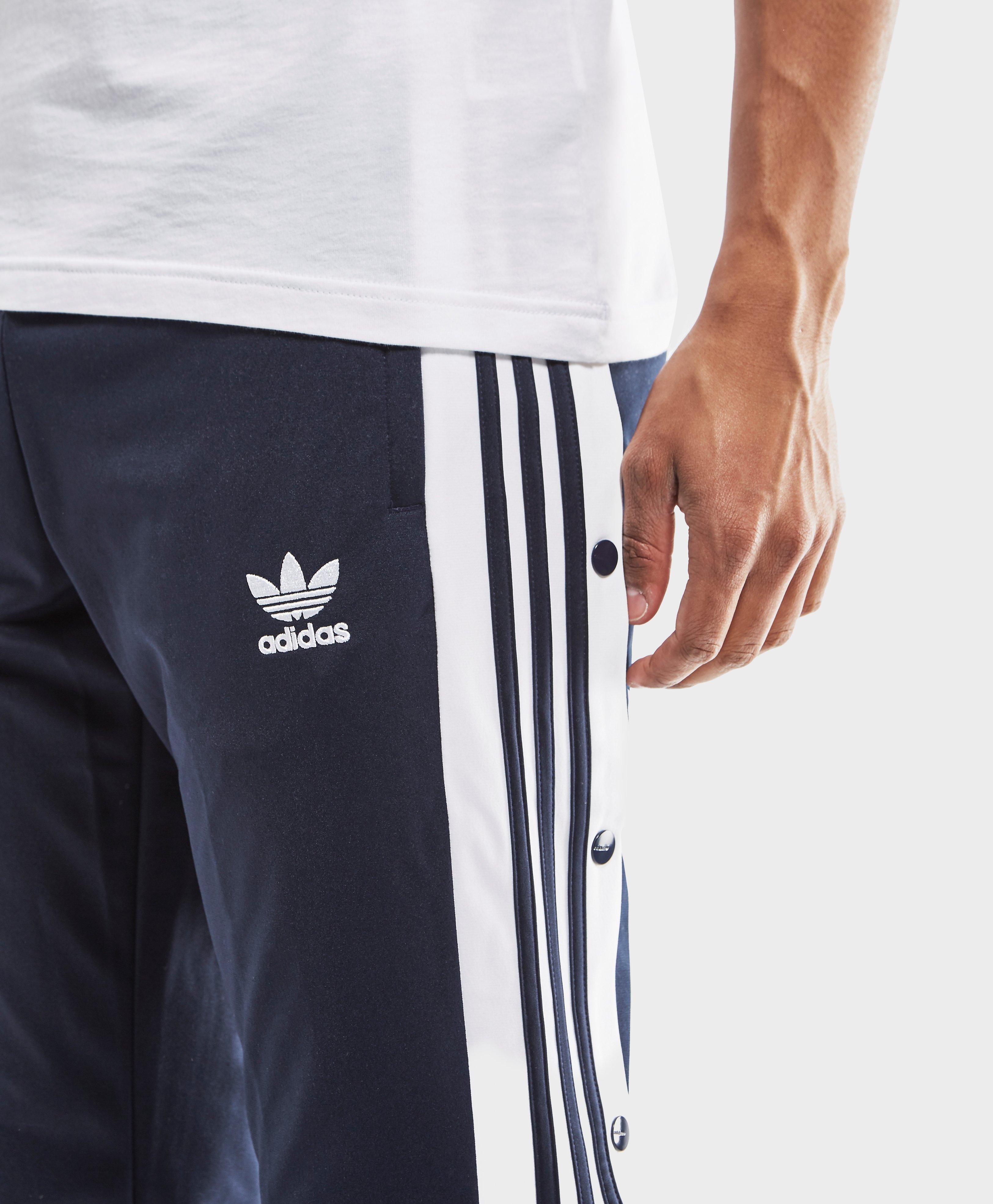 adidas originals adicolor popper pants in vapour steel