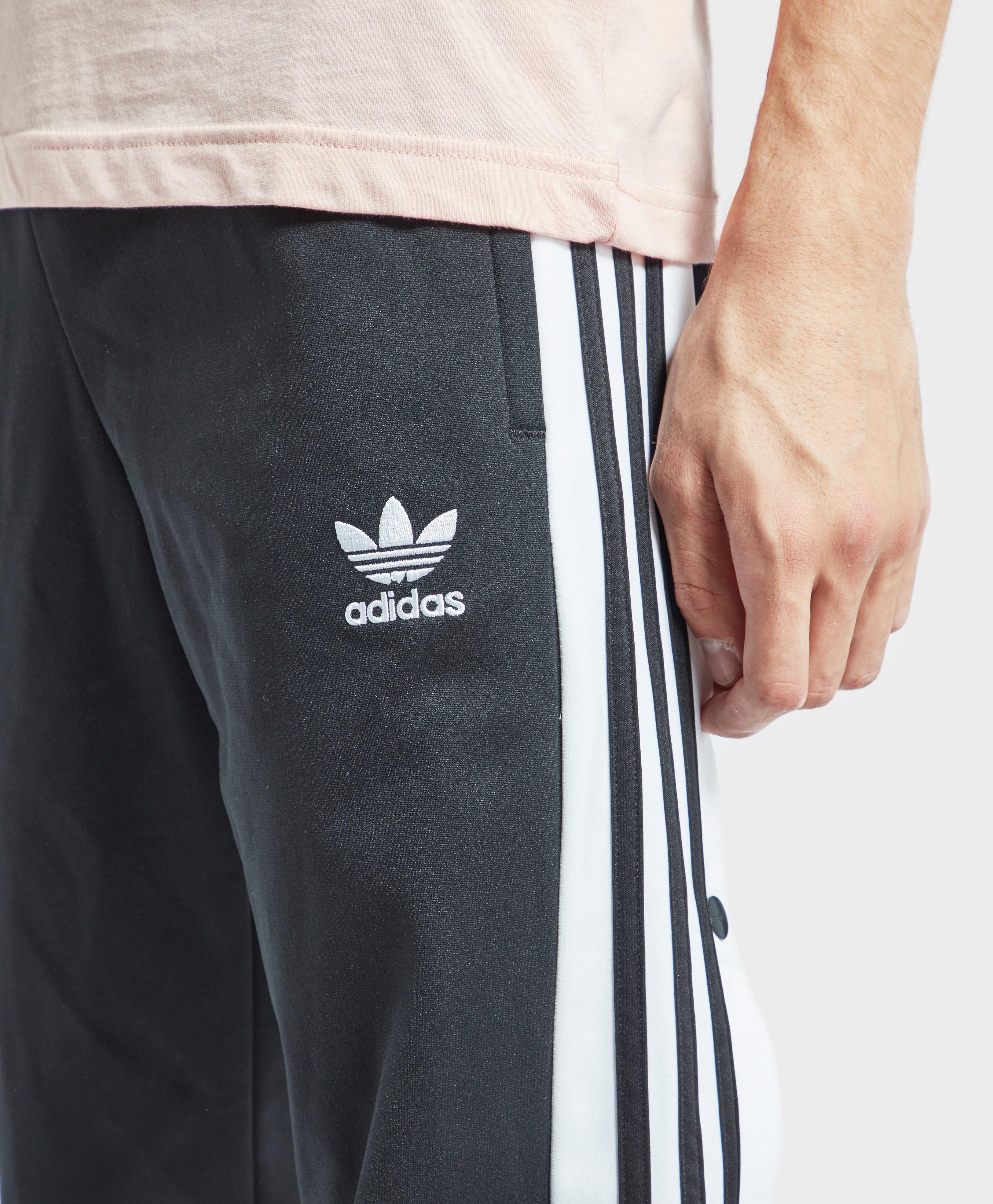 adidas black popper track pants