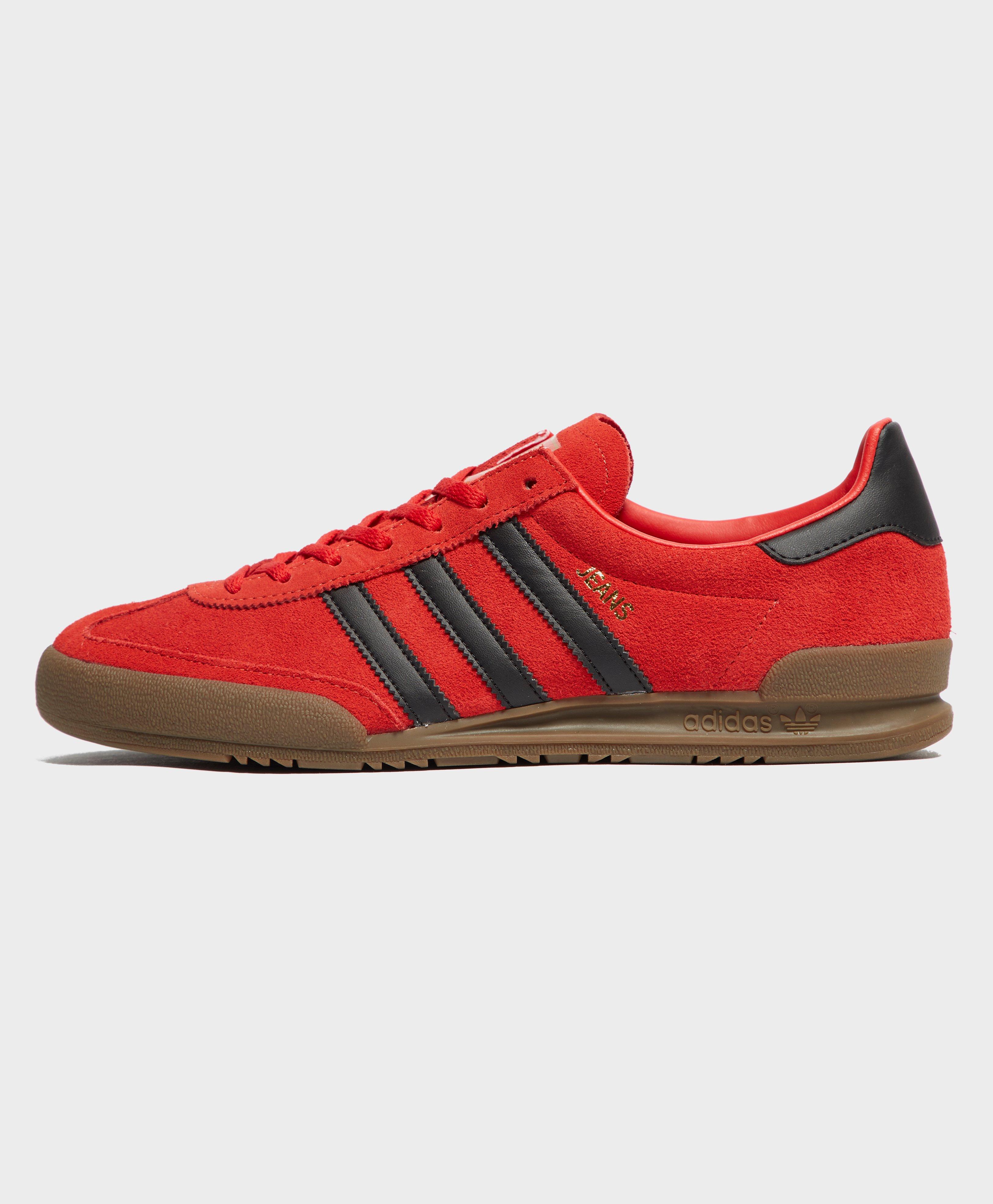 adidas jeans red