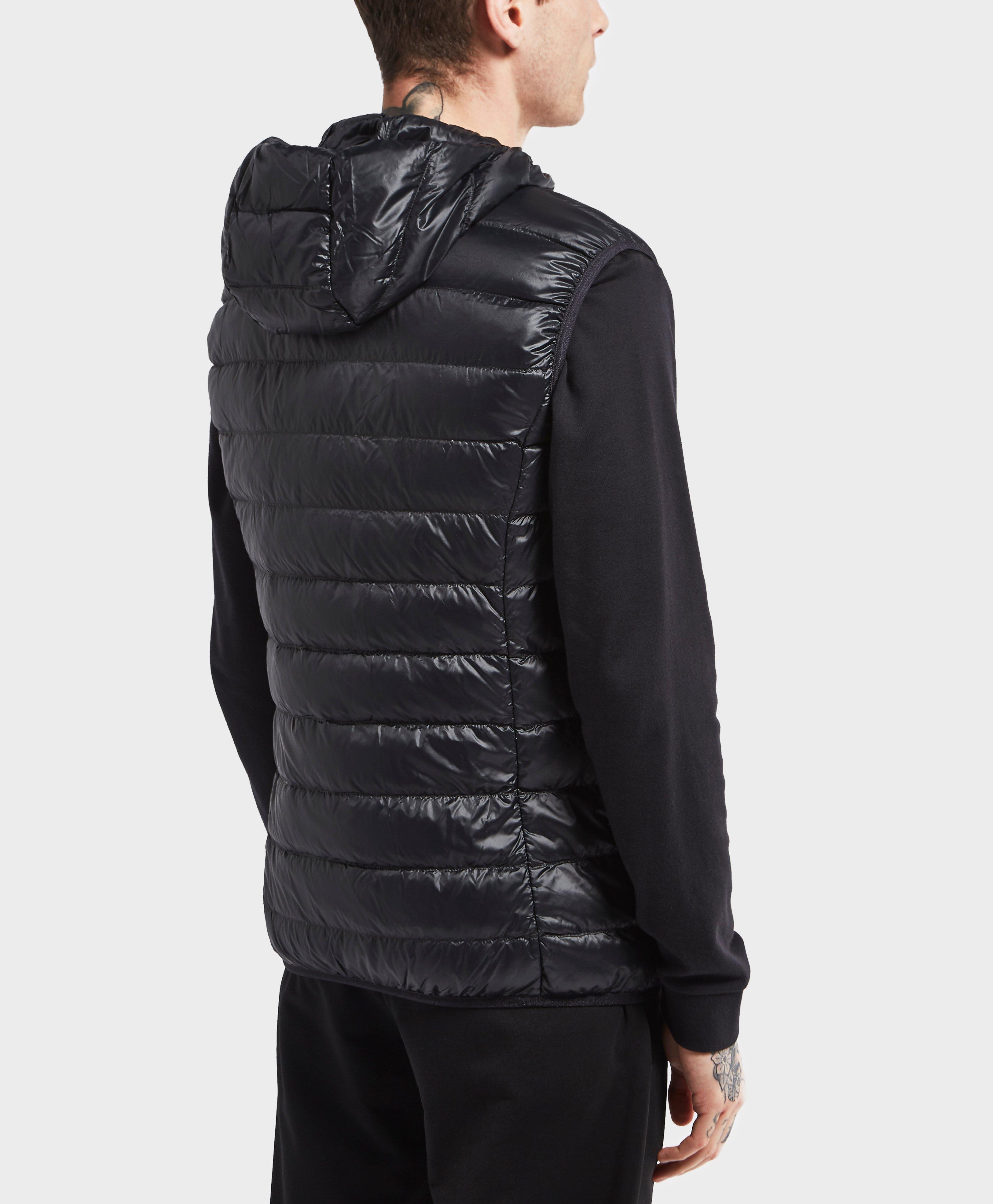 ea7 core hooded padded gilet