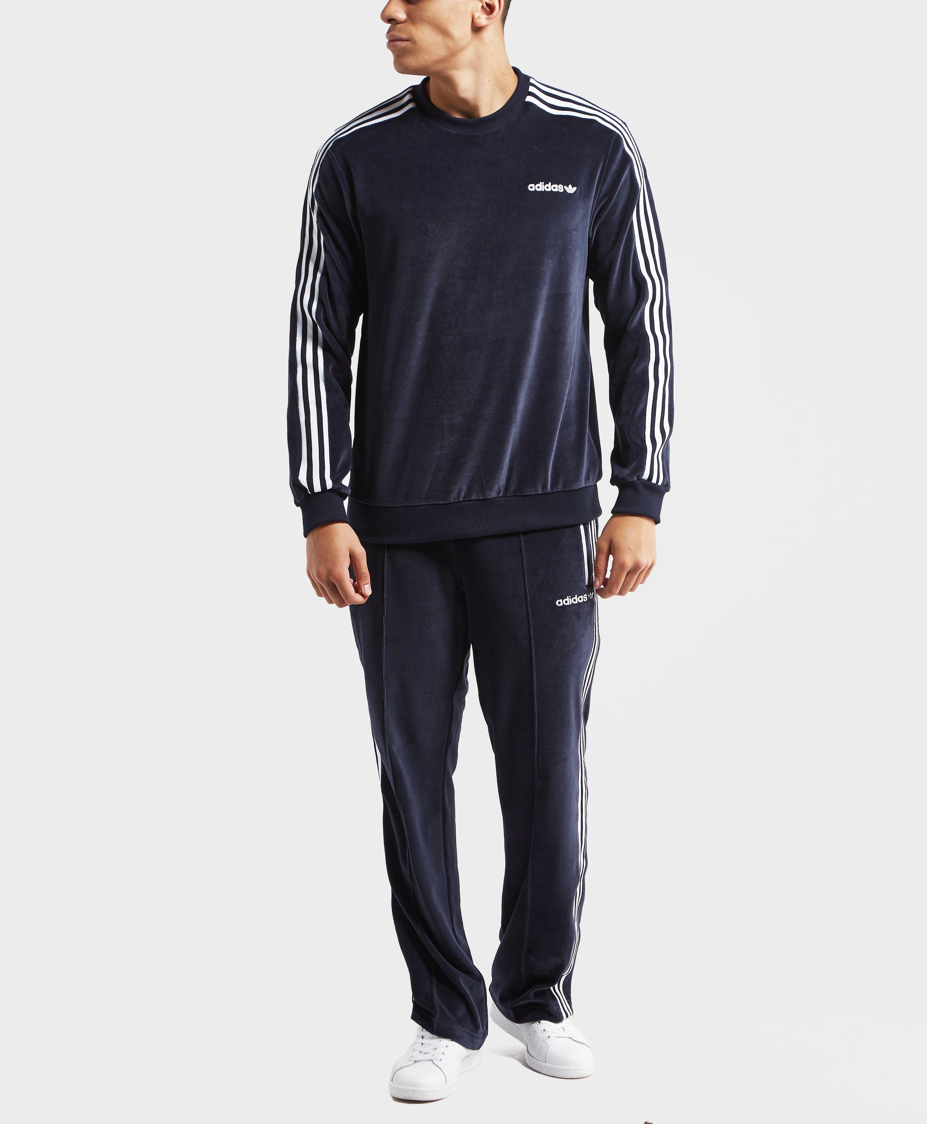 adidas velour sweater