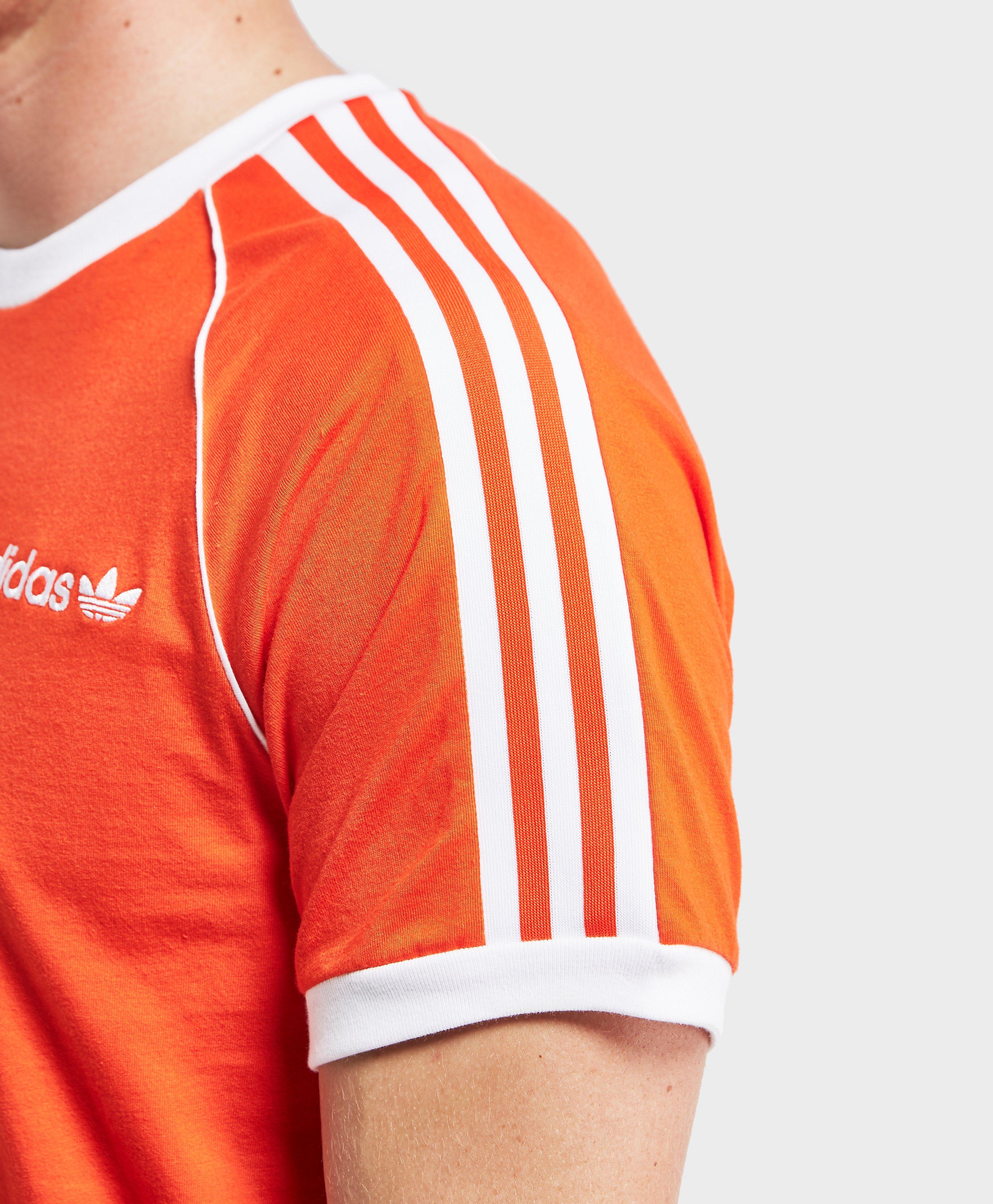 orange adidas california t shirt