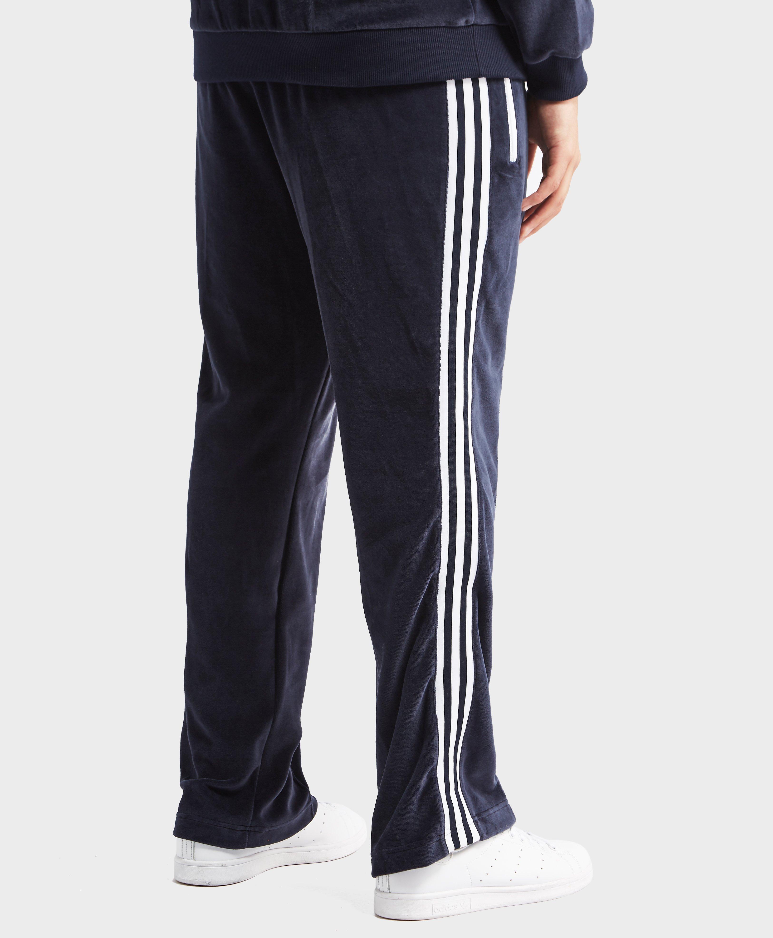 adidas track pants velour