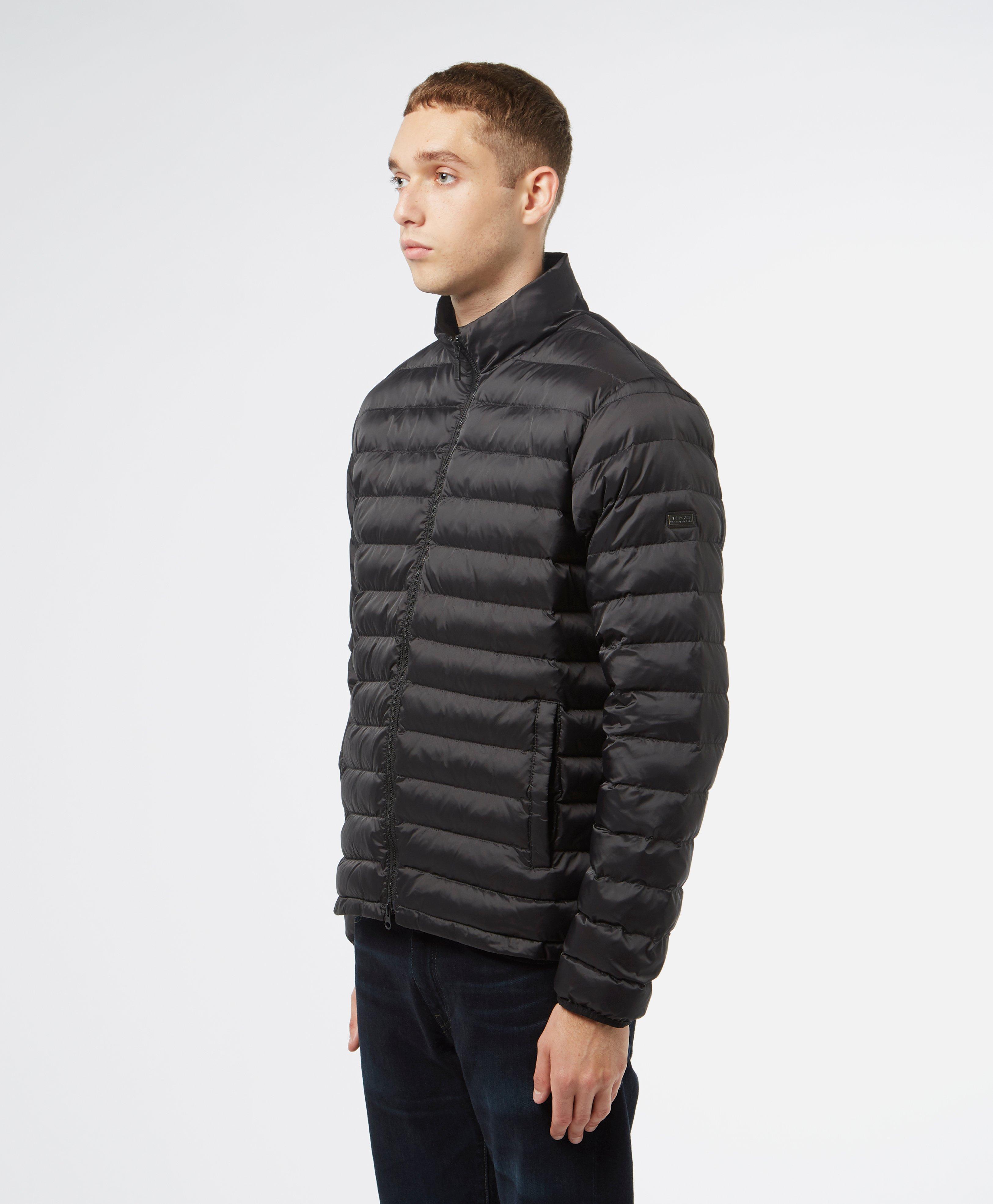 barbour international impeller quilted jacket black