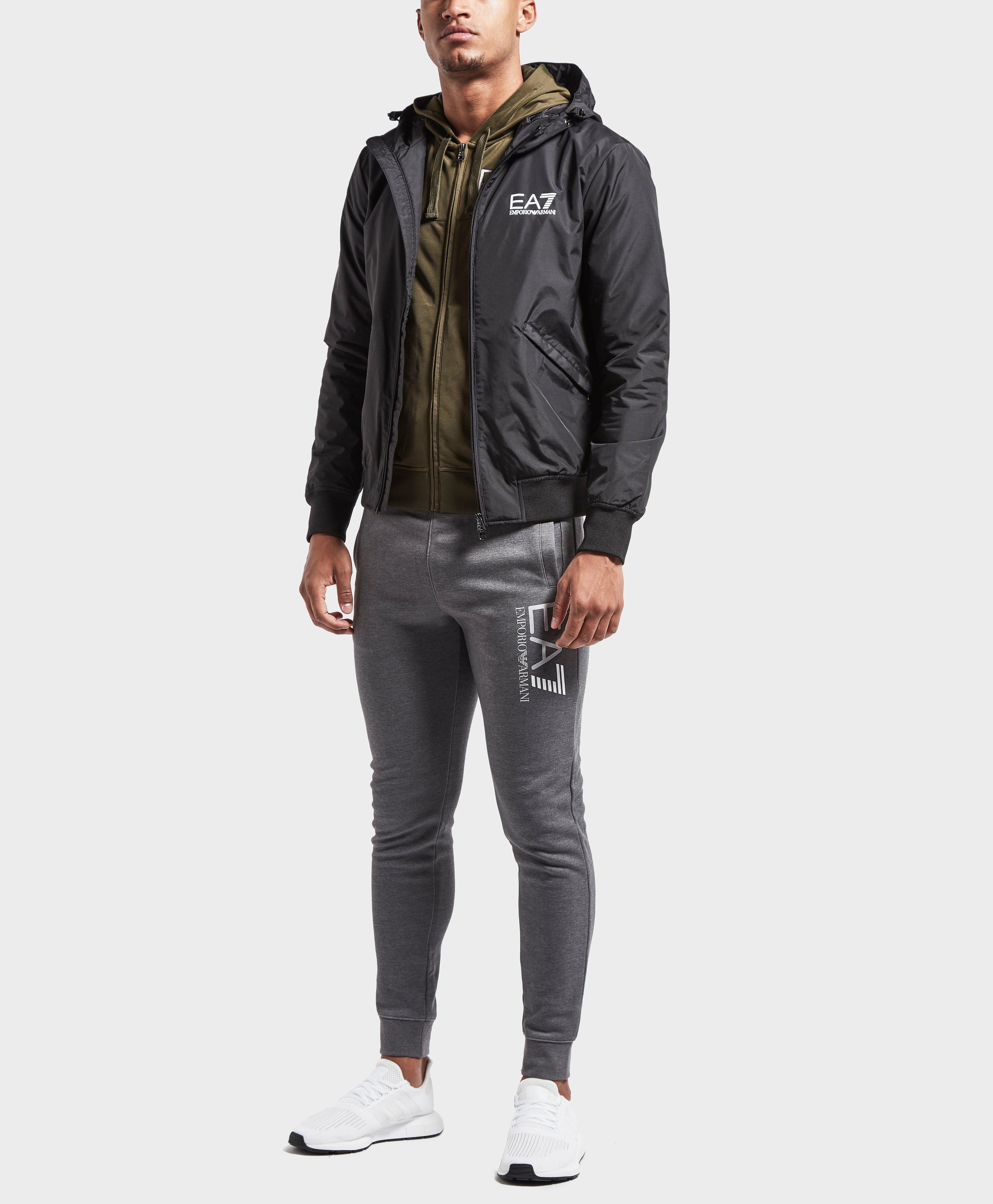 ea7 core hooded padded gilet