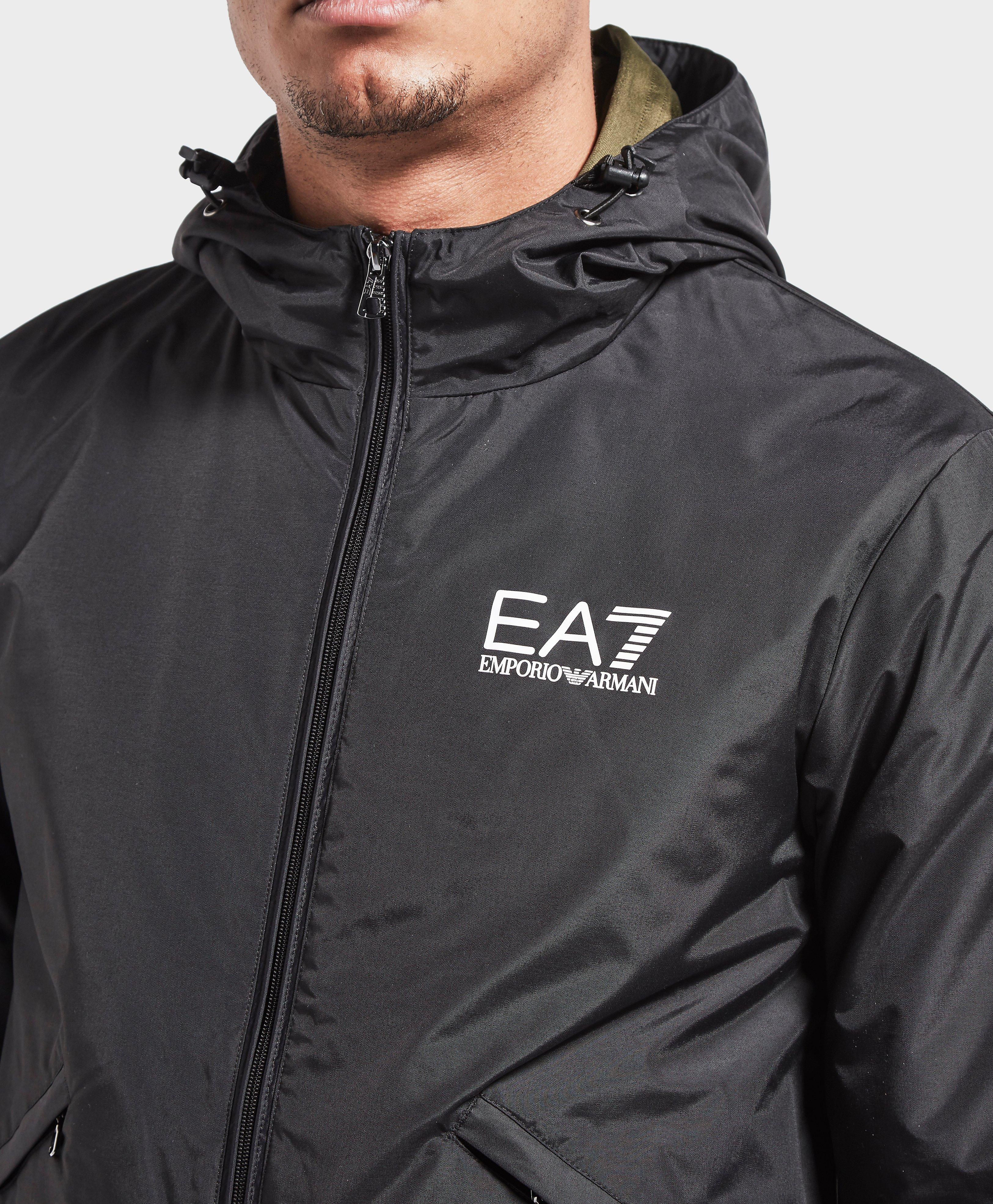 ea7 core hooded padded gilet