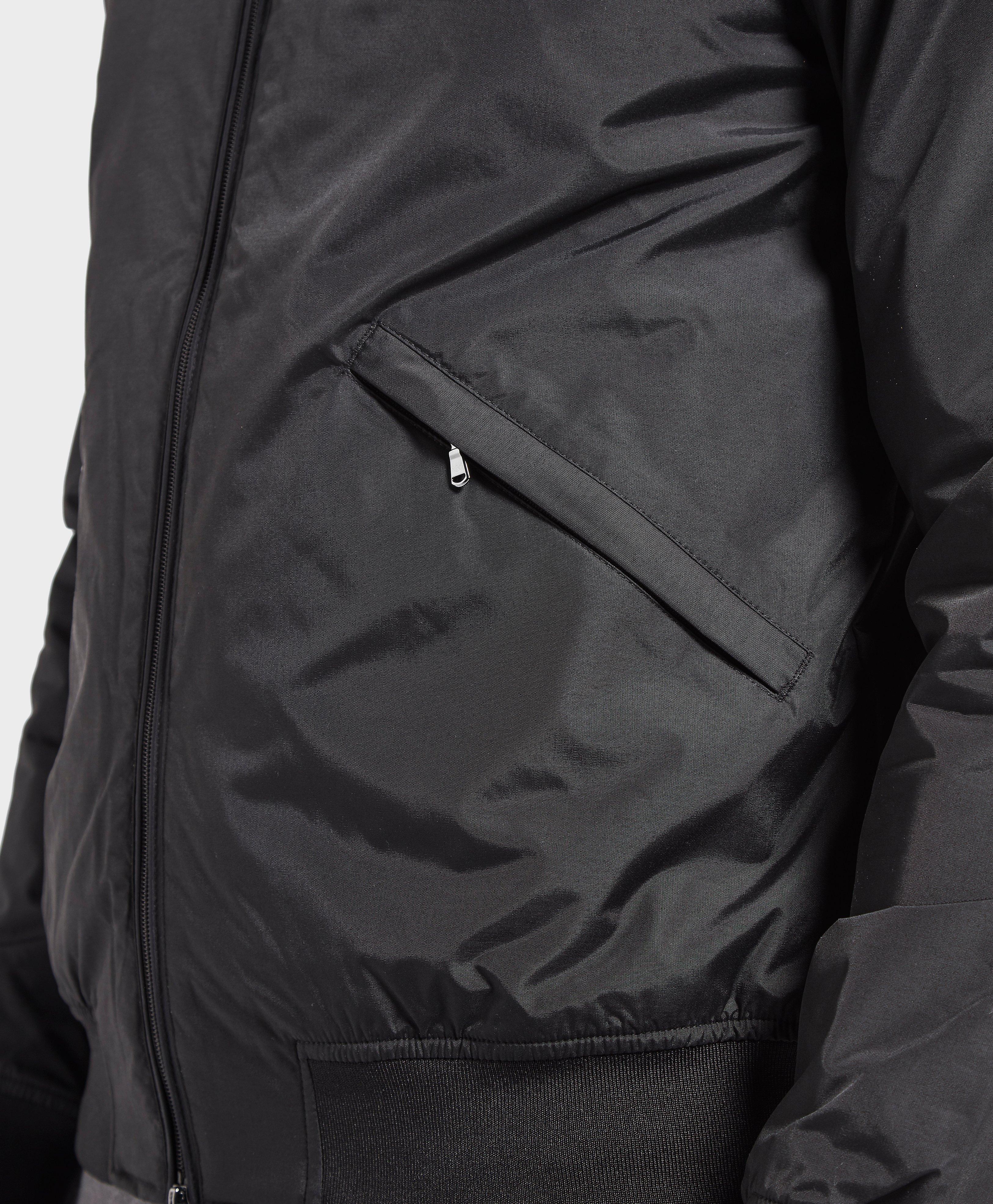 ea7 core hooded padded gilet