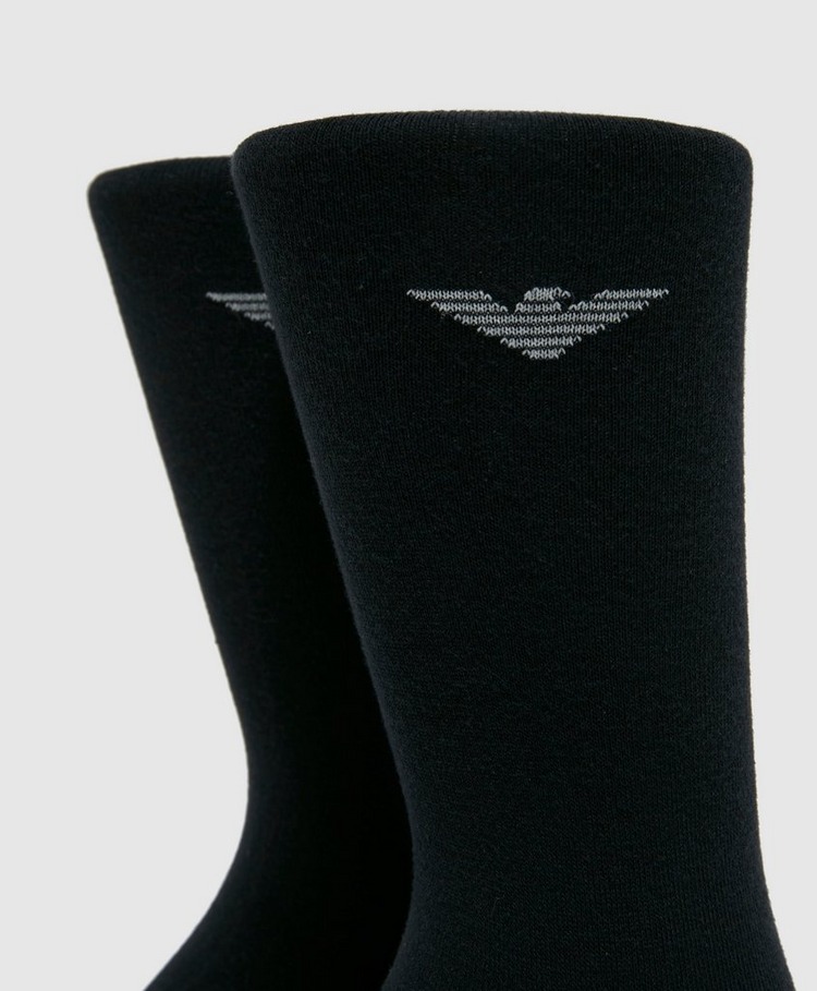 Emporio Armani Loungewear 2 Pack Eagle Socks
