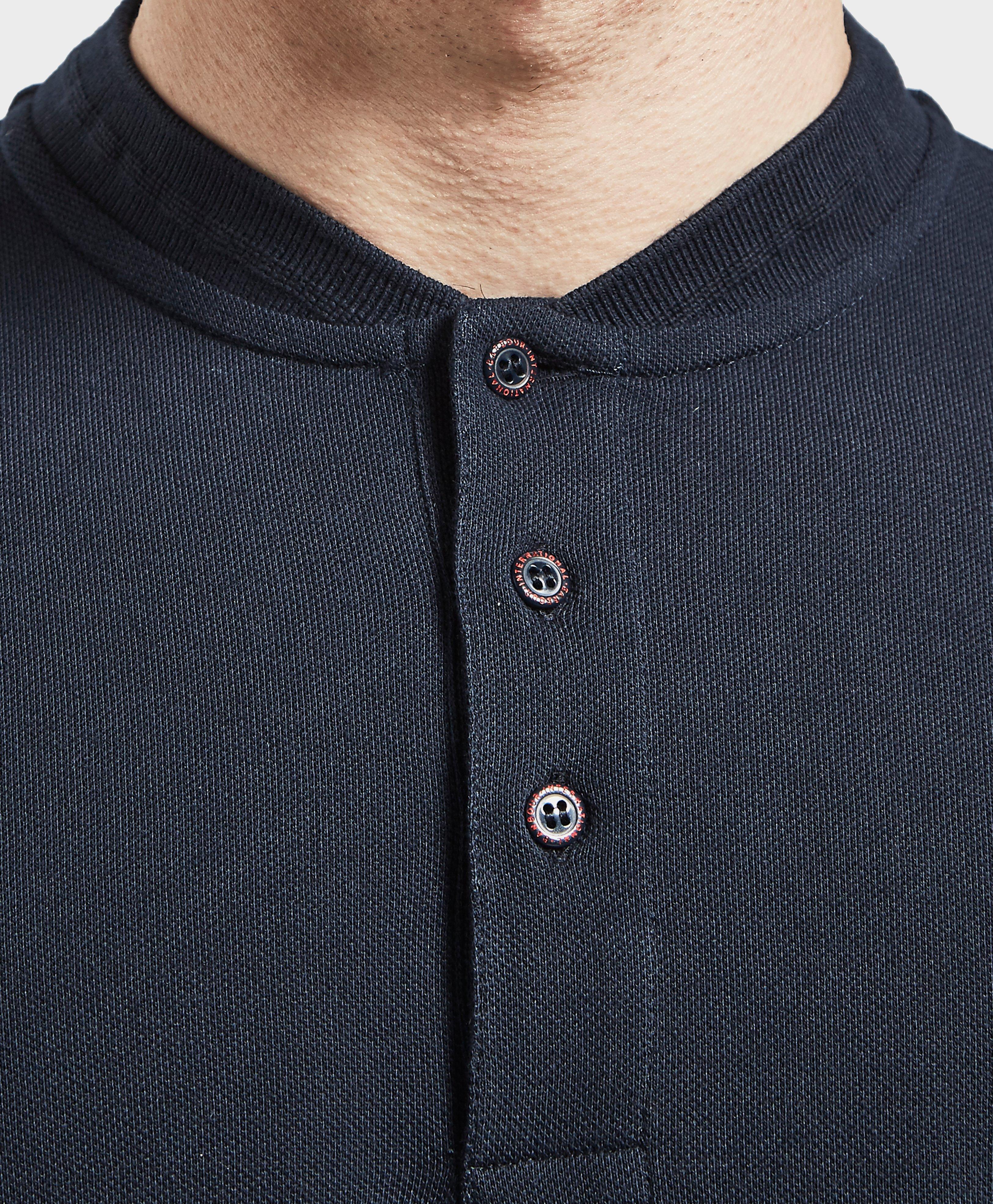 barbour international long sleeve polo shirt