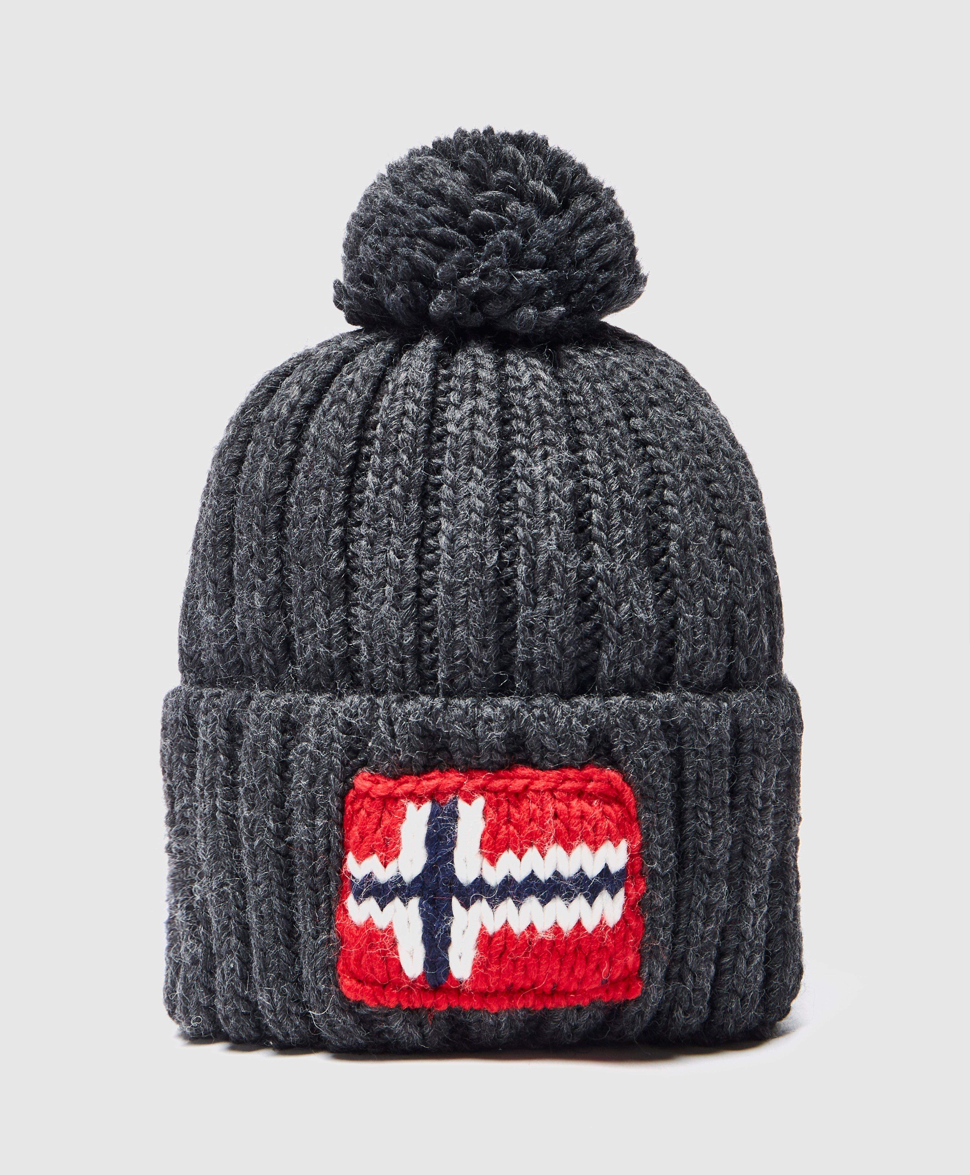 napapijri bobble hat grey