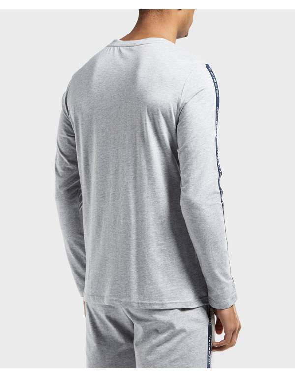 Tommy hilfiger logo tape long sleeve t shirt