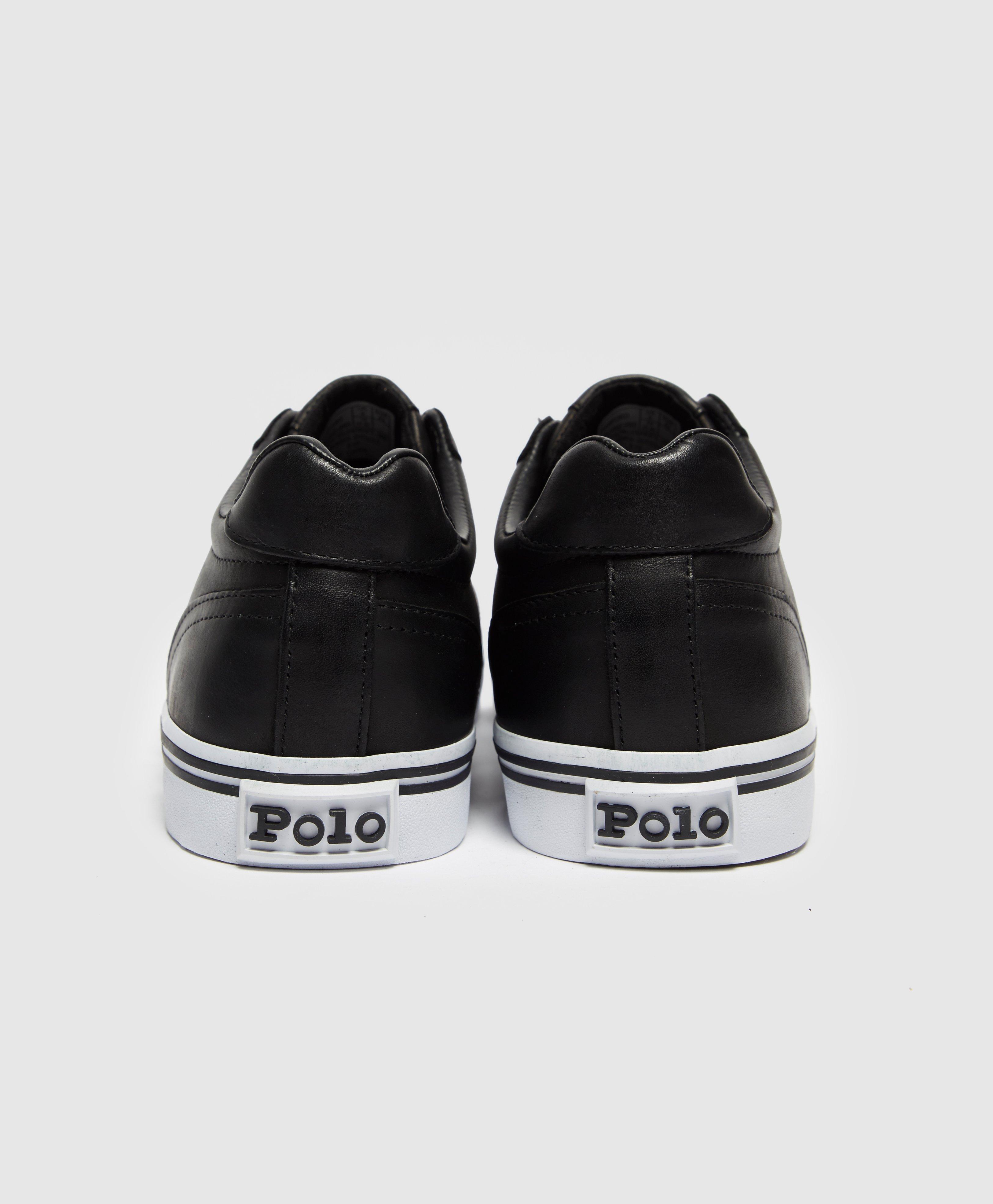 polo ralph lauren hanford leather black