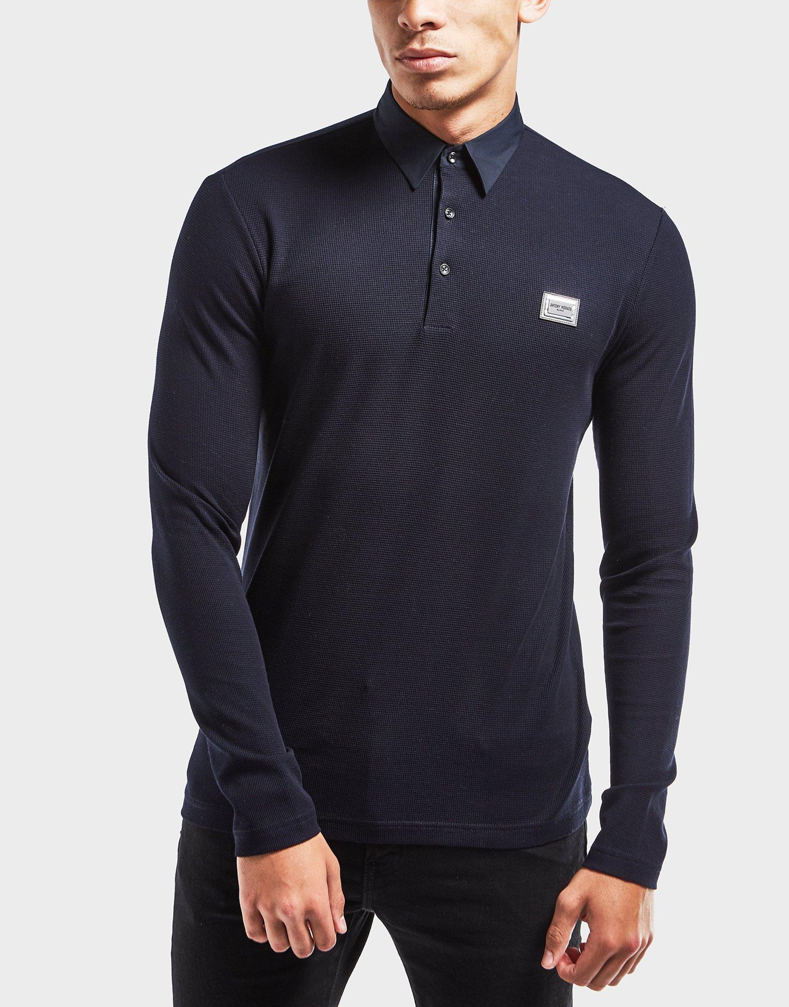 antony morato long sleeve polo