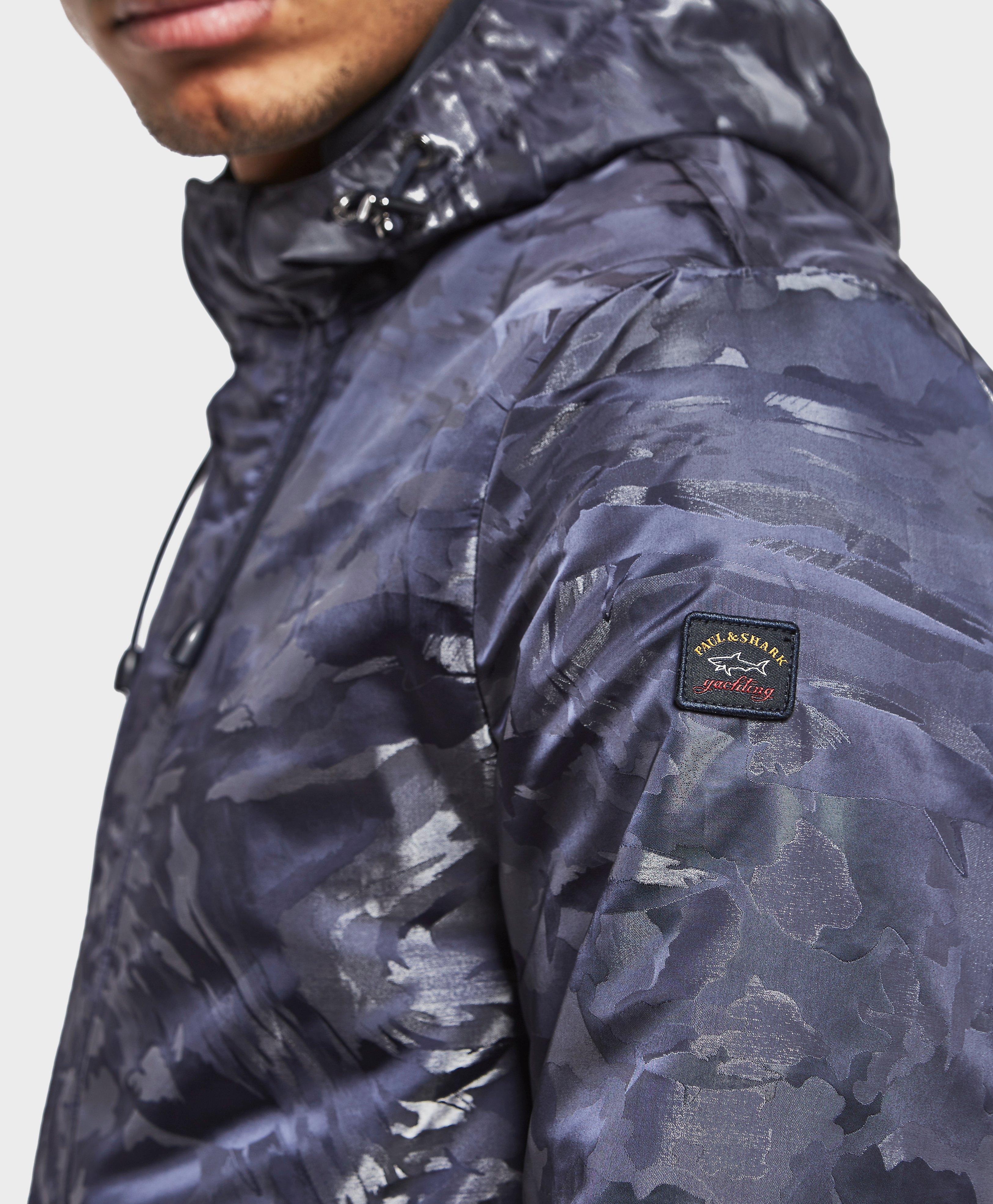 paul and shark camo jacket