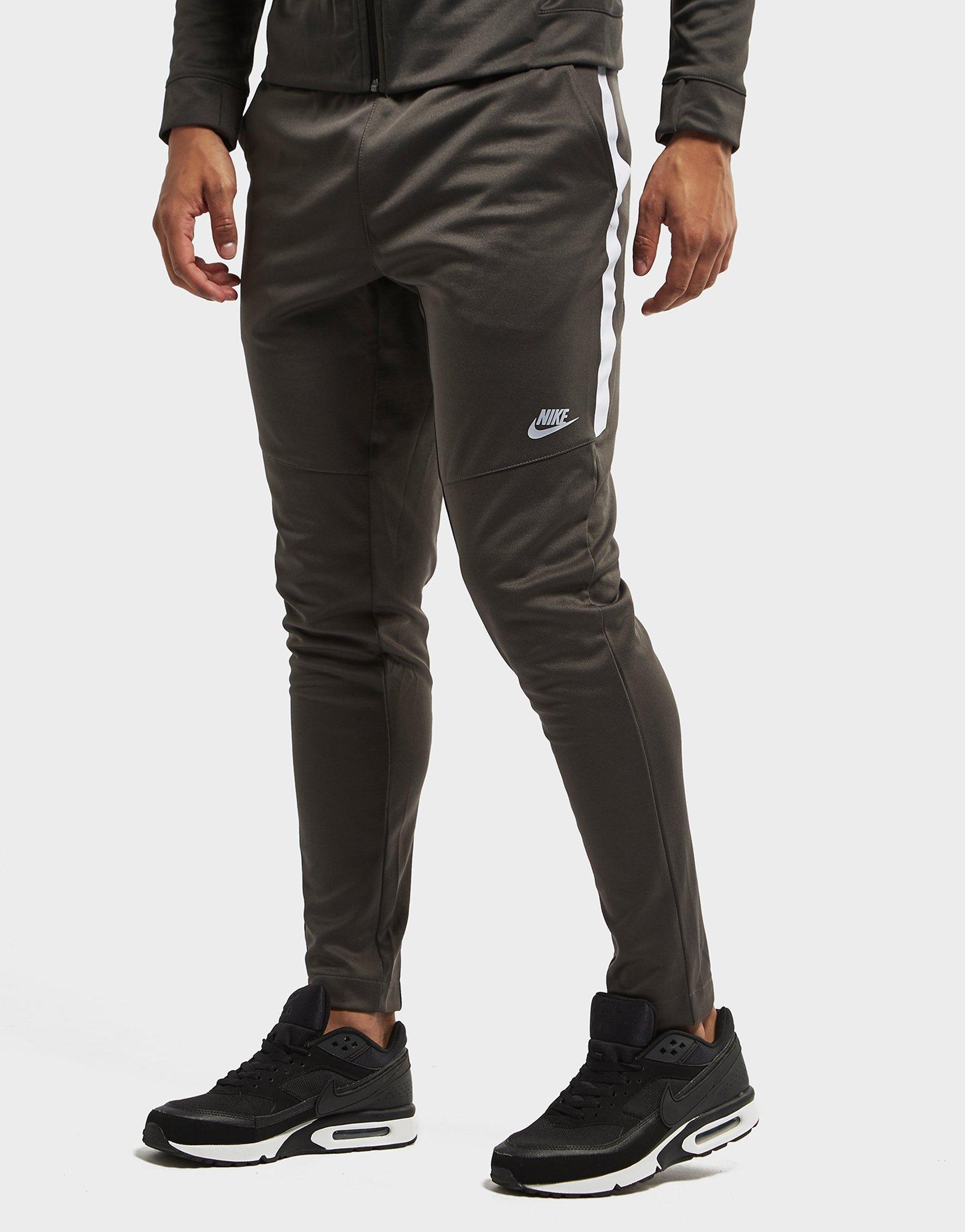 nike tribute track pants grey