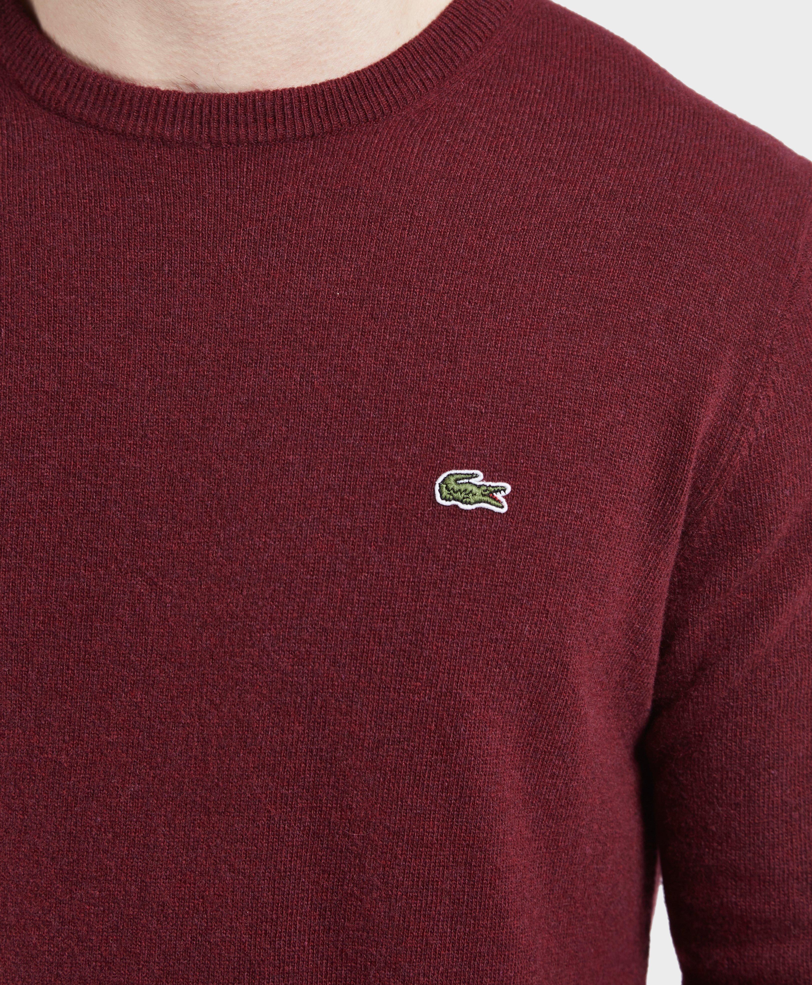 lacoste lambswool sweater