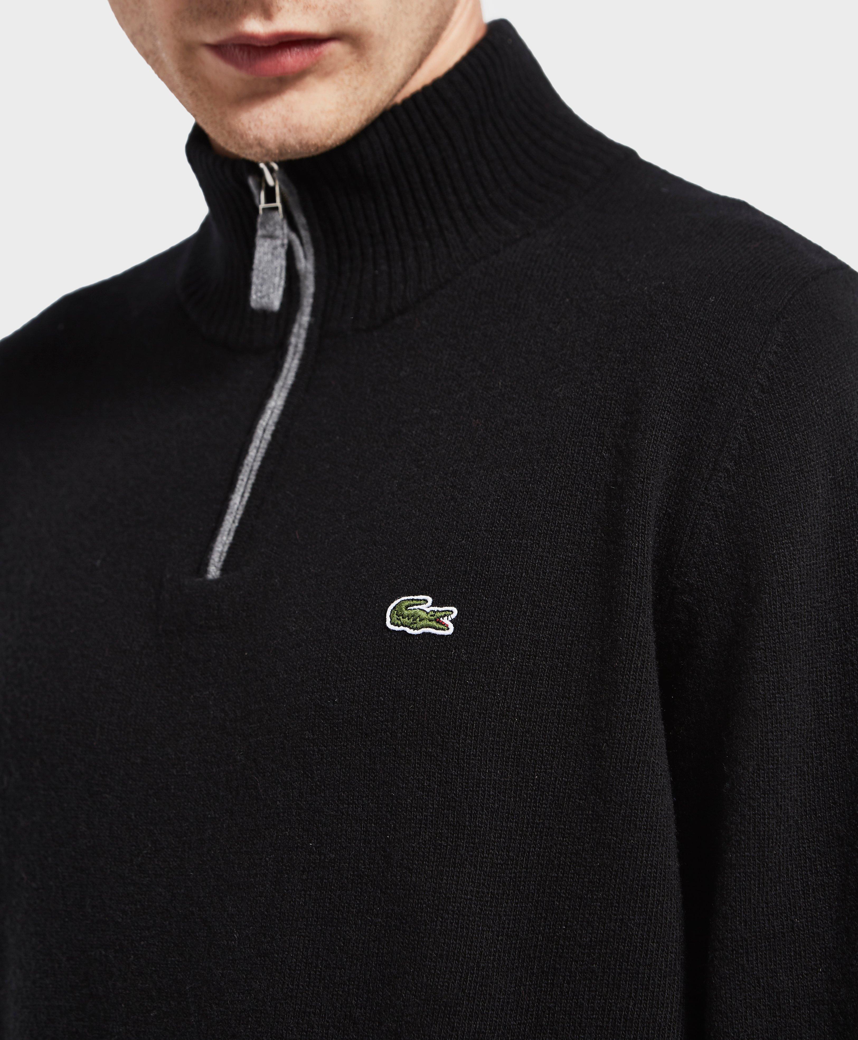 half zip lacoste jumper