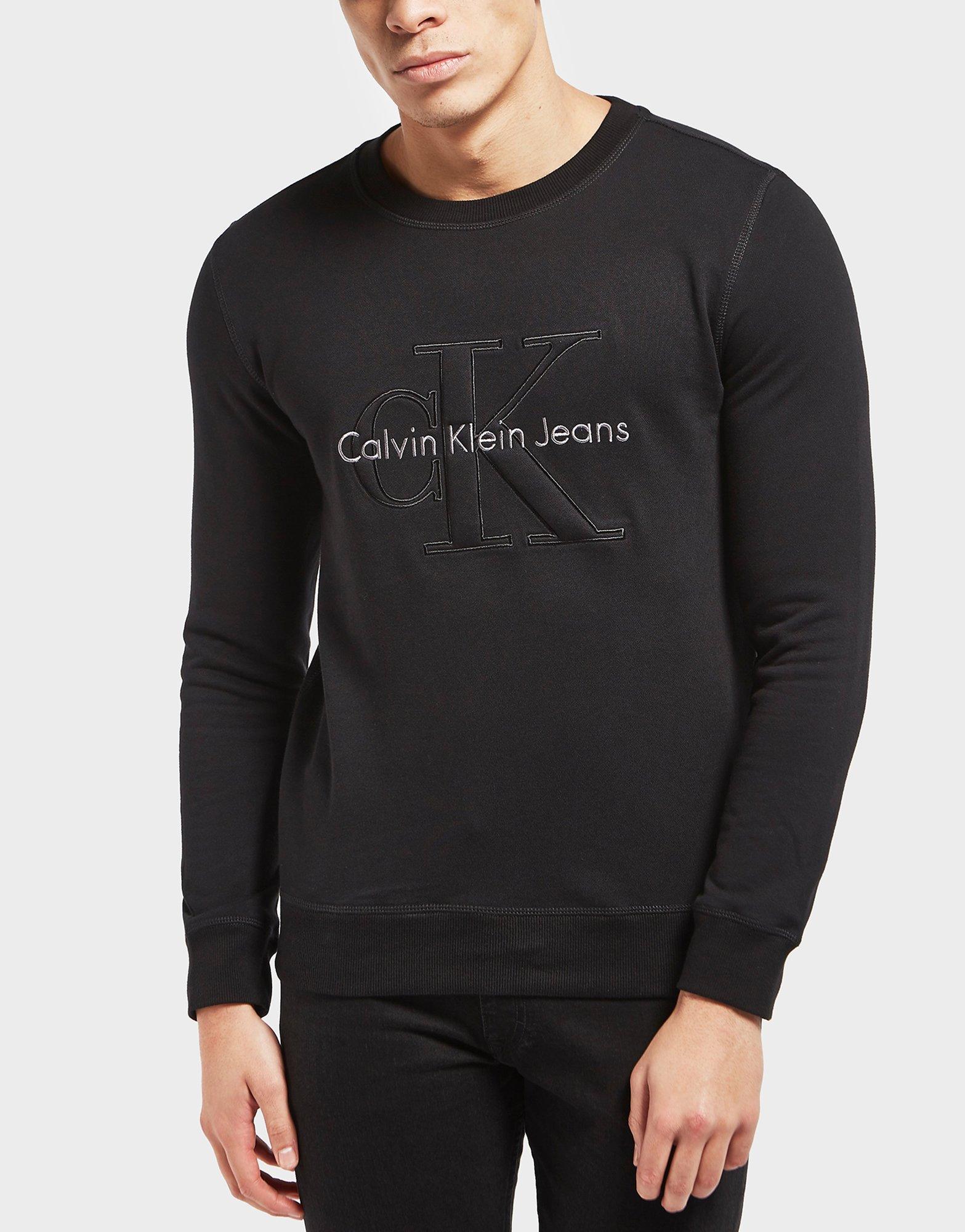 calvin klein embroidered sweatshirt