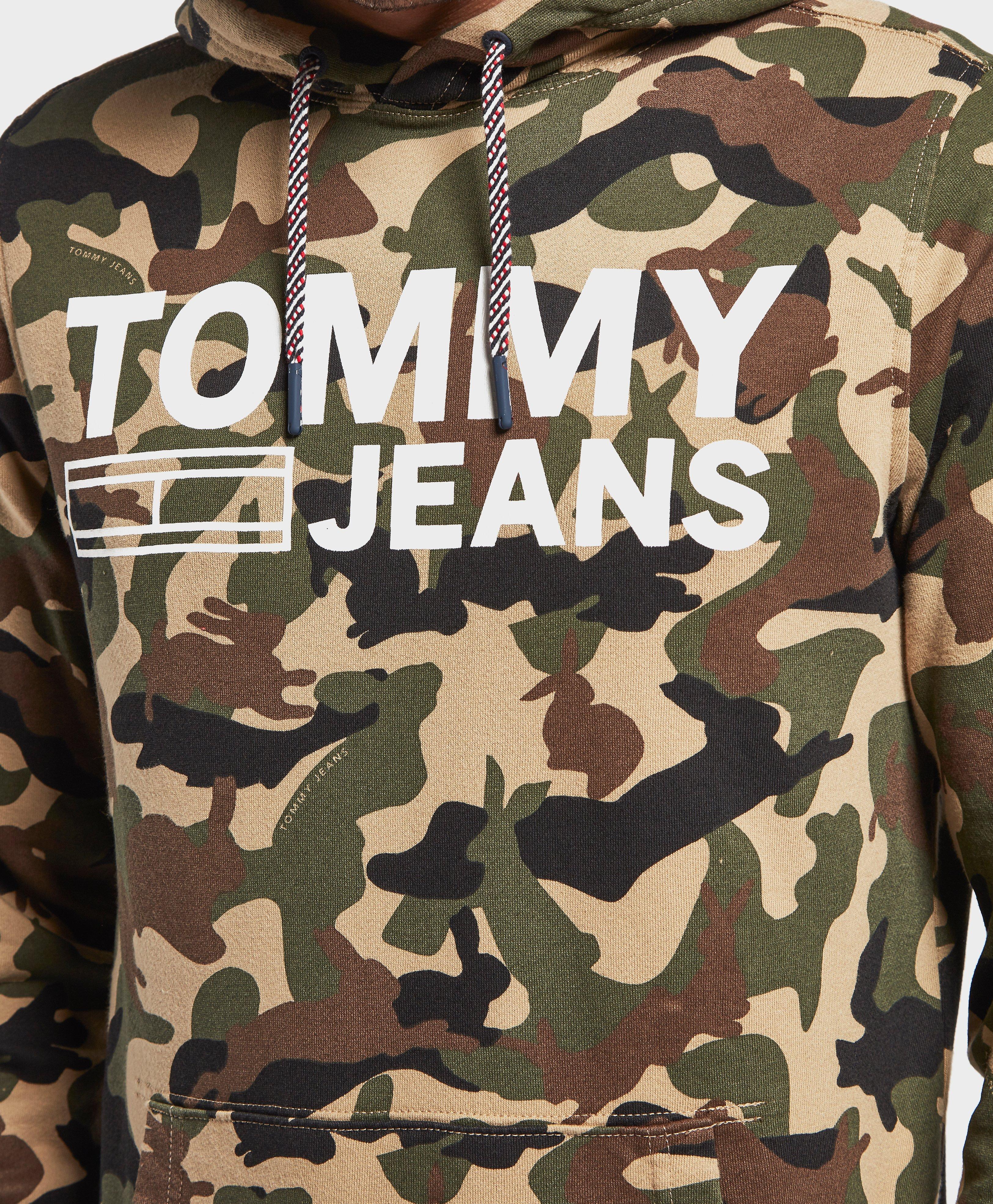 tommy jeans camo hoodie