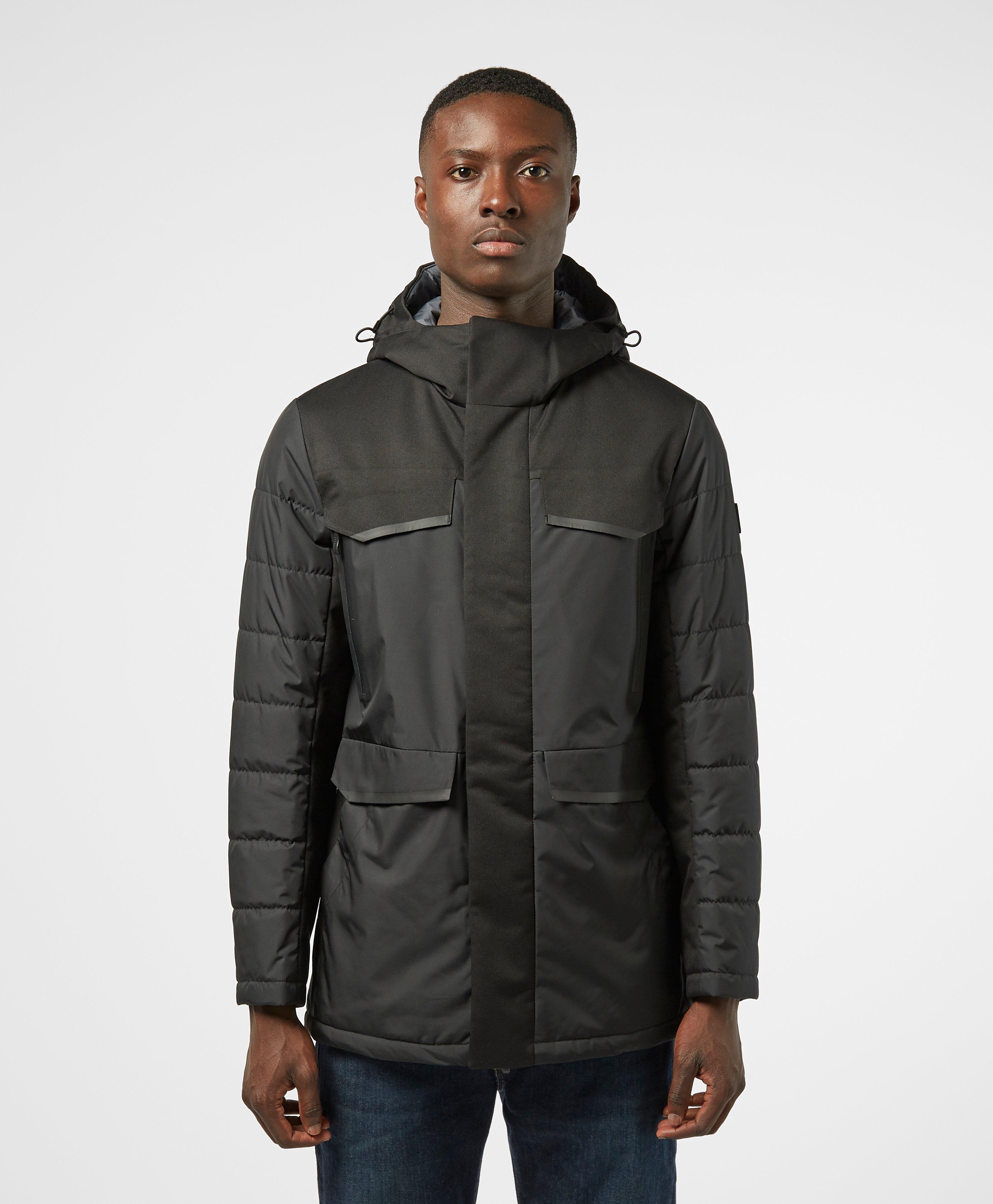 boss athleisure quilted jacket