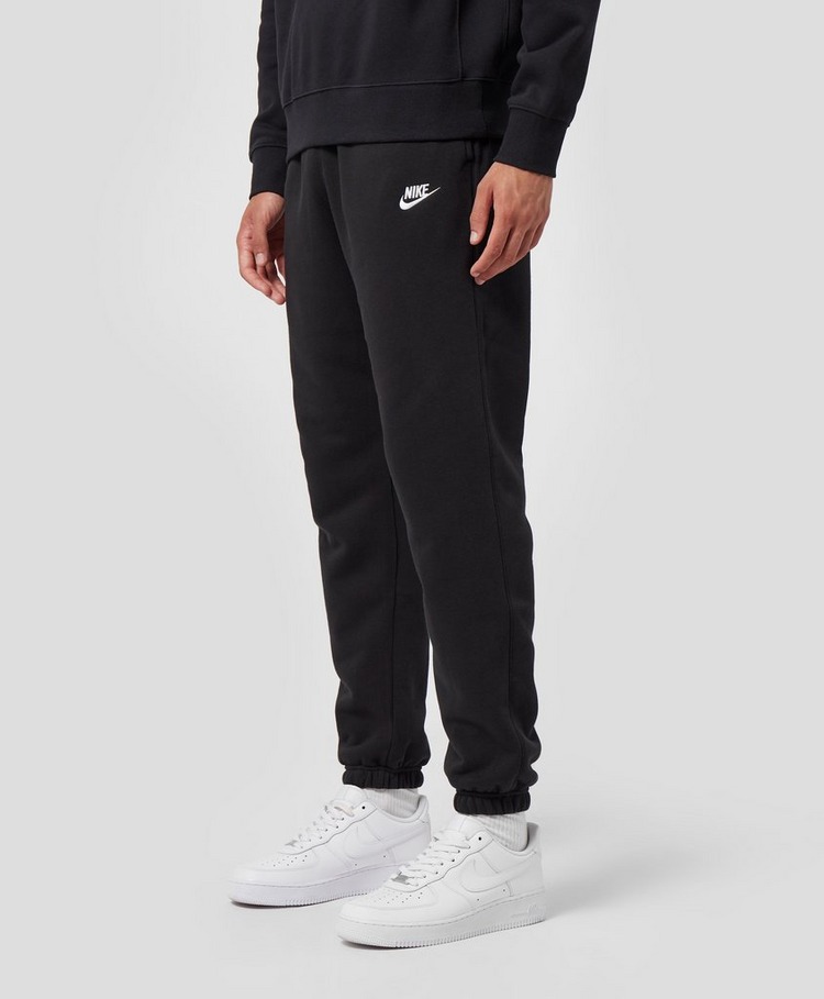 nike foundation fleece track pants black