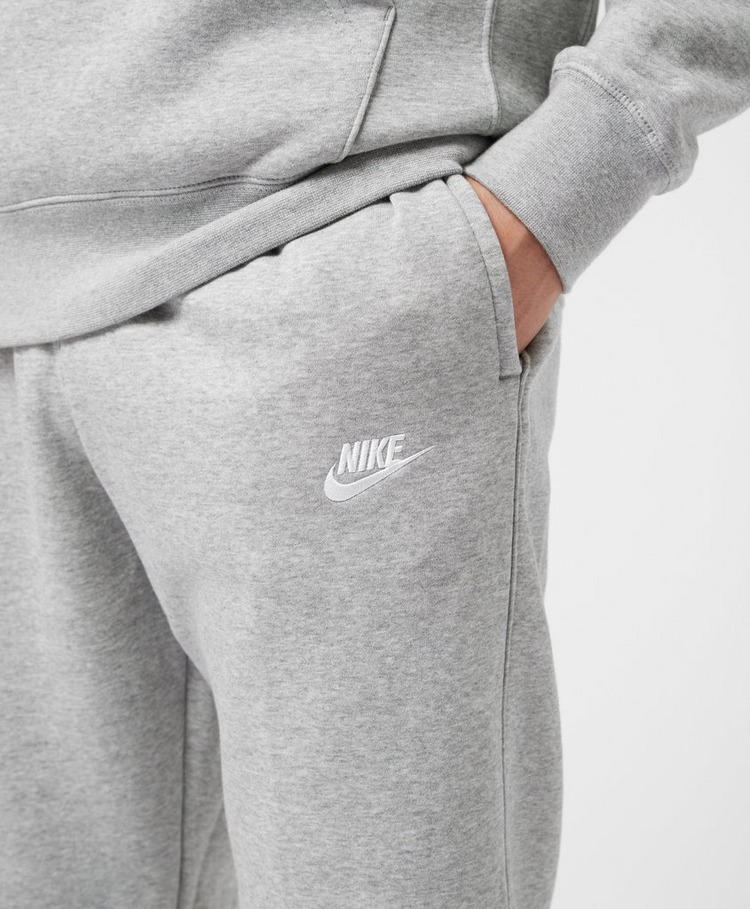 nike club cuffed fleece pants grey