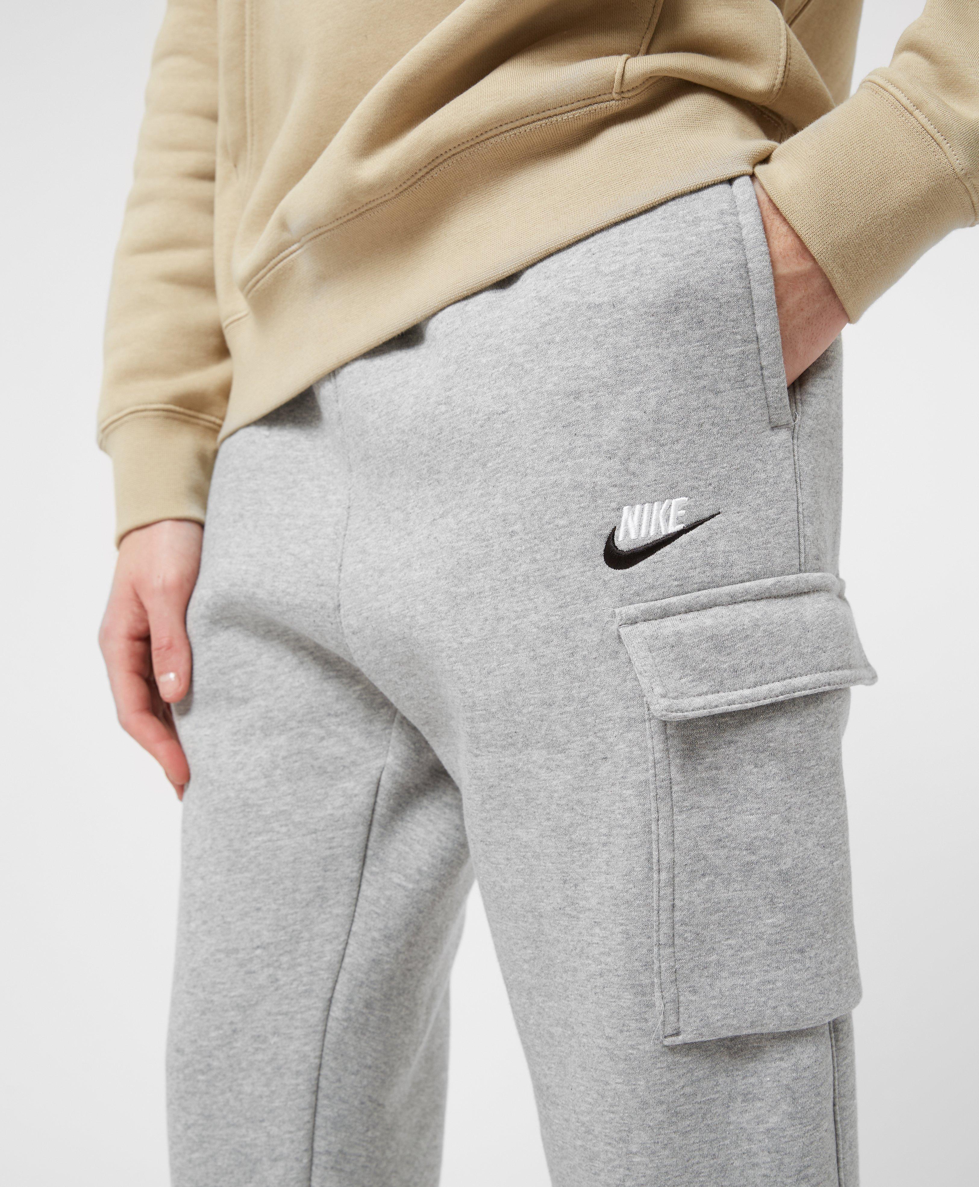 nike foundation cargo joggers grey