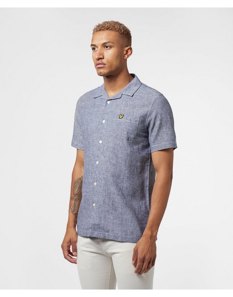 cuban collar short sleeve shirt