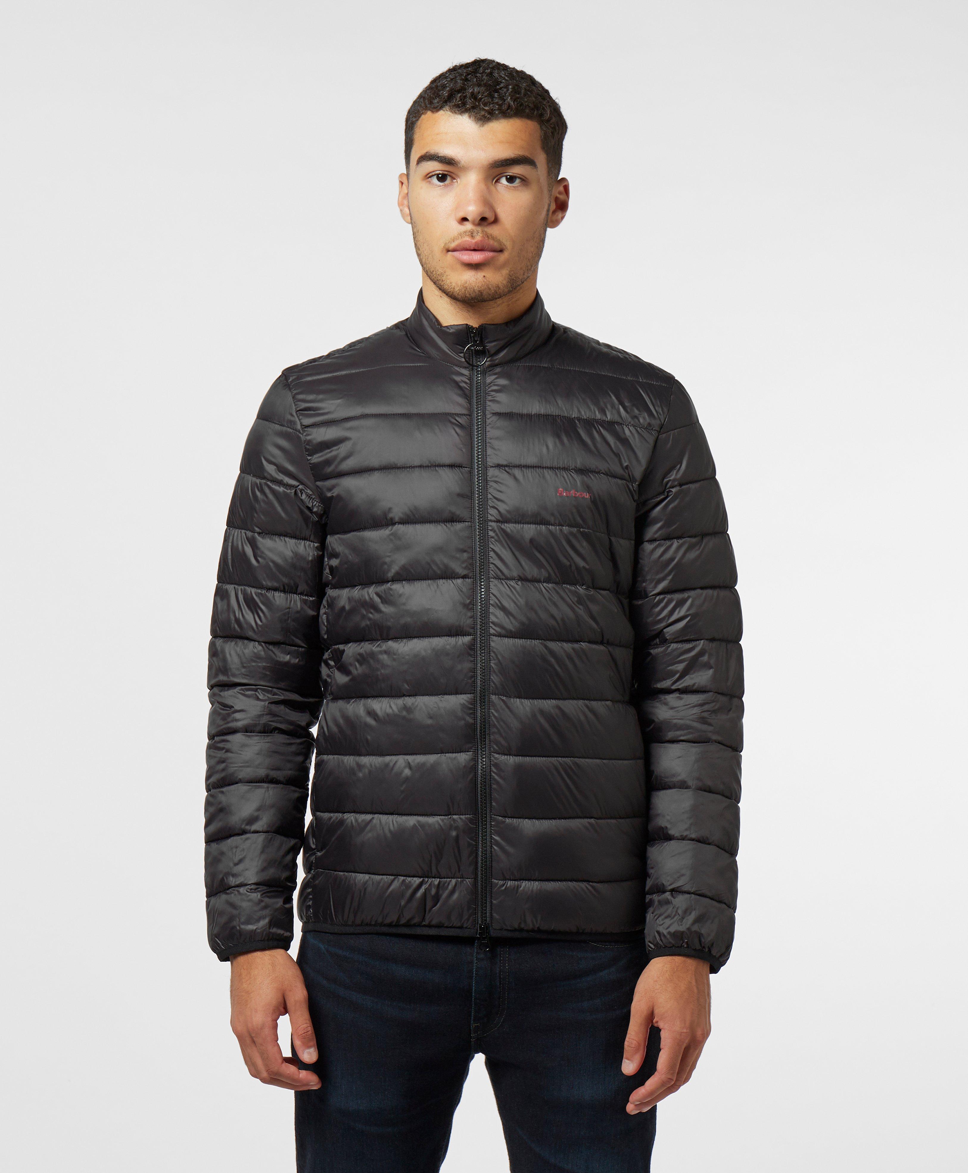 barbour penton quilted jacket black