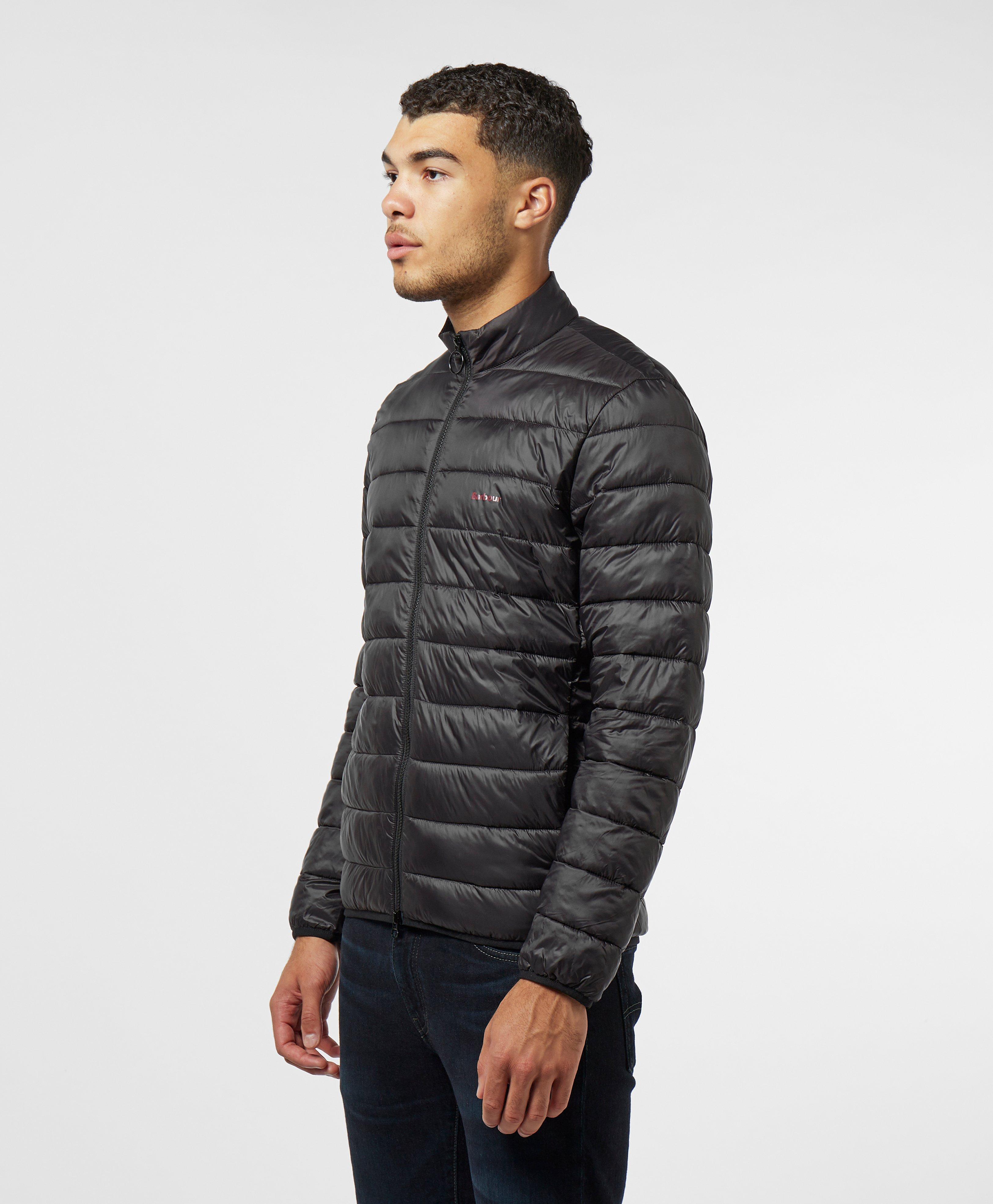 barbour penton quilted jacket black