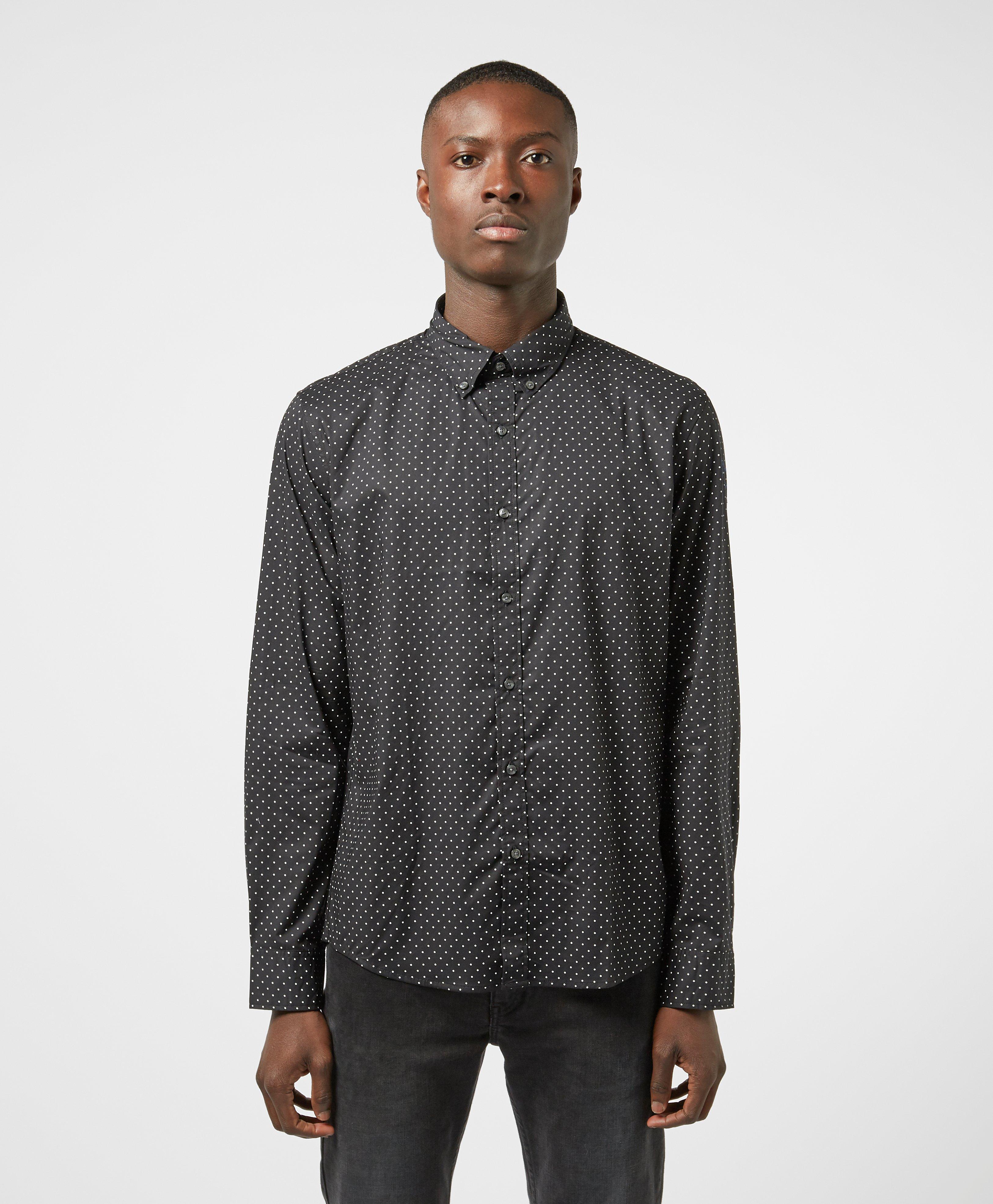 michael kors polka dot shirt