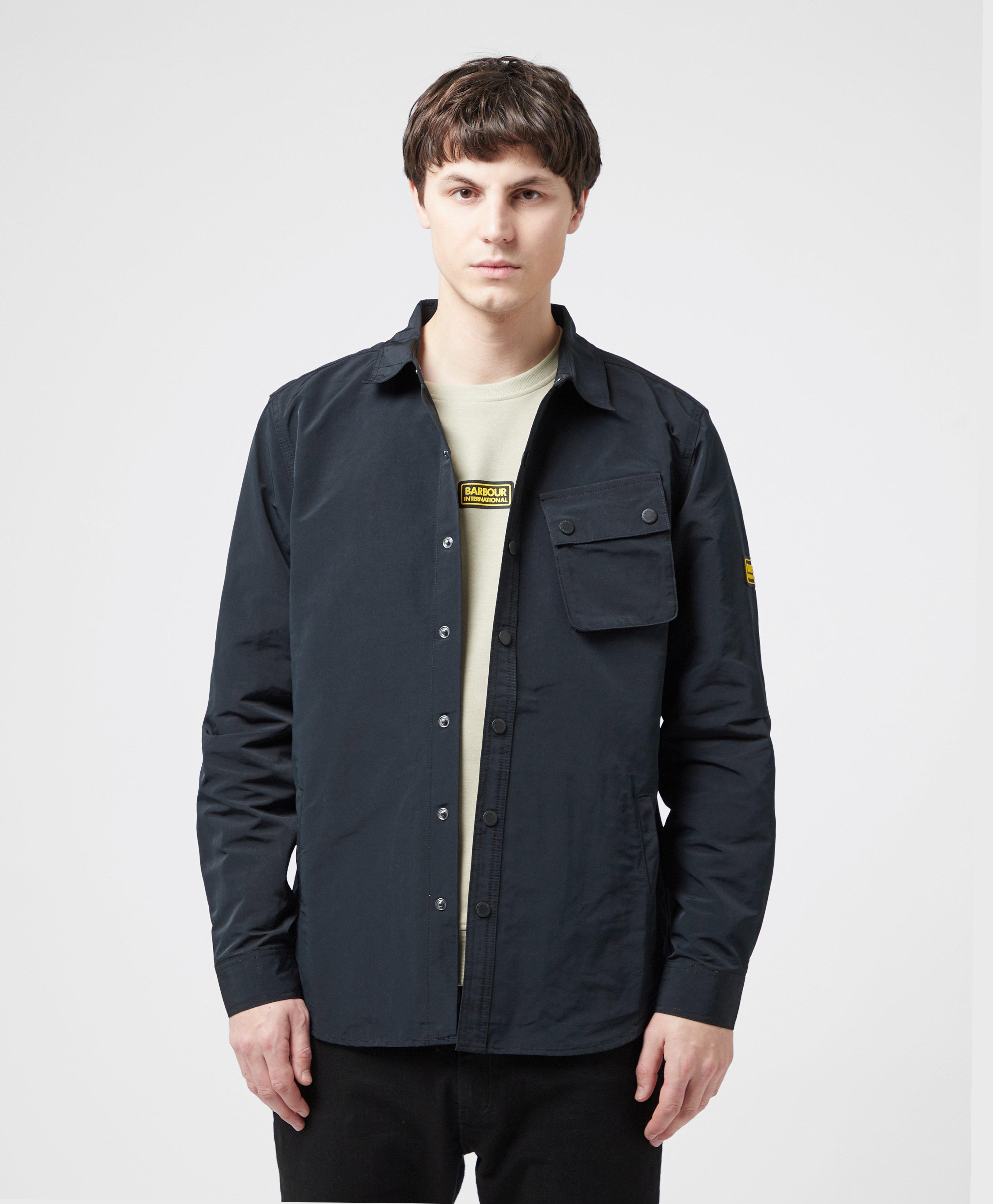 barbour international control overshirt